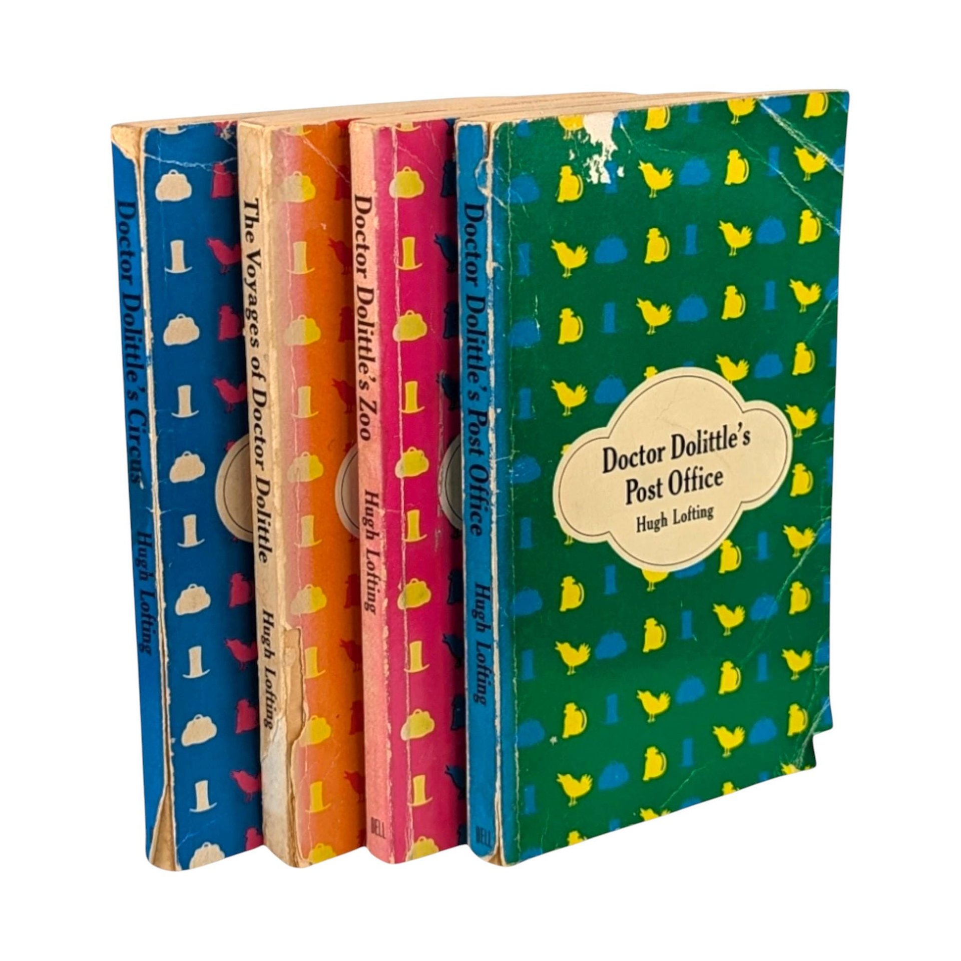 Vintage Doctor Dolittle 4-Book Set