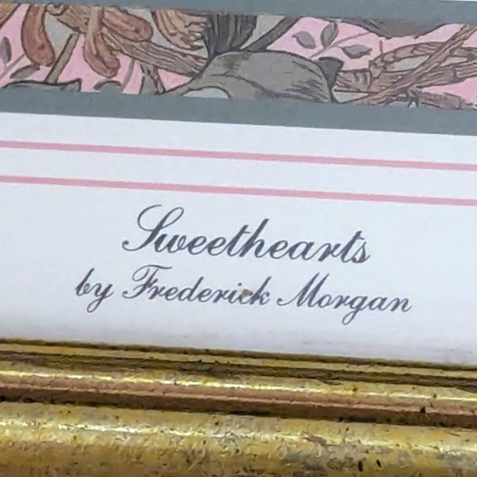Vintage Frederick Morgan "Sweethearts" Framed Art Print