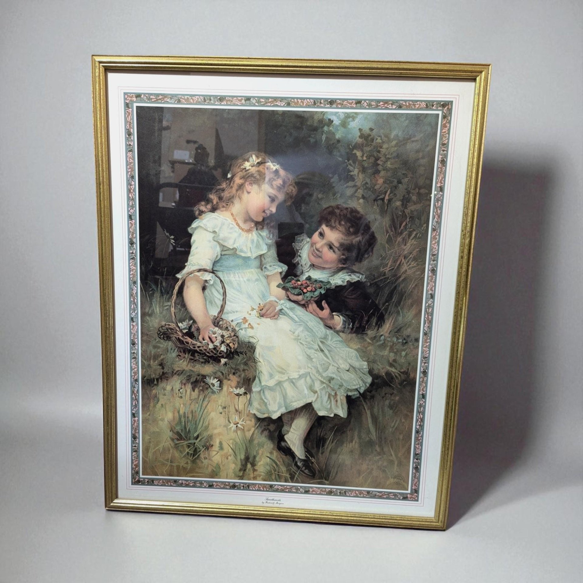 Vintage Frederick Morgan "Sweethearts" Framed Art Print