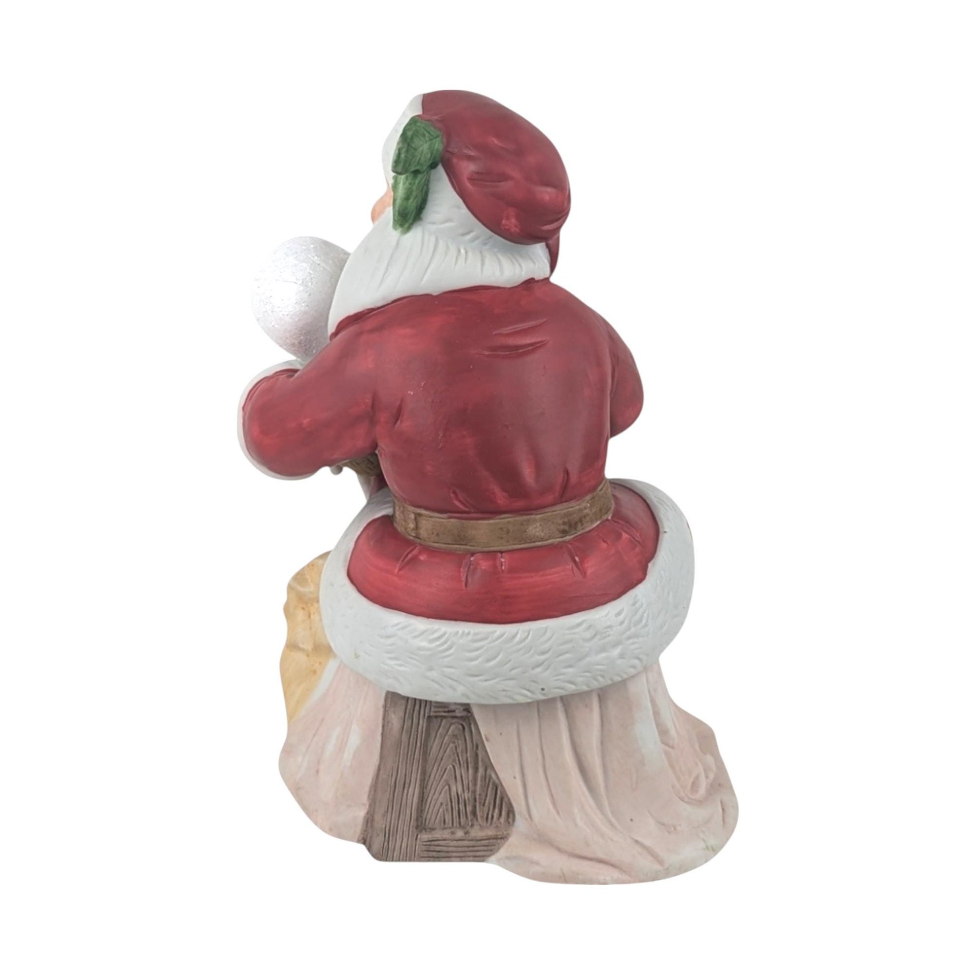 1983 Santa With Skull Music Box