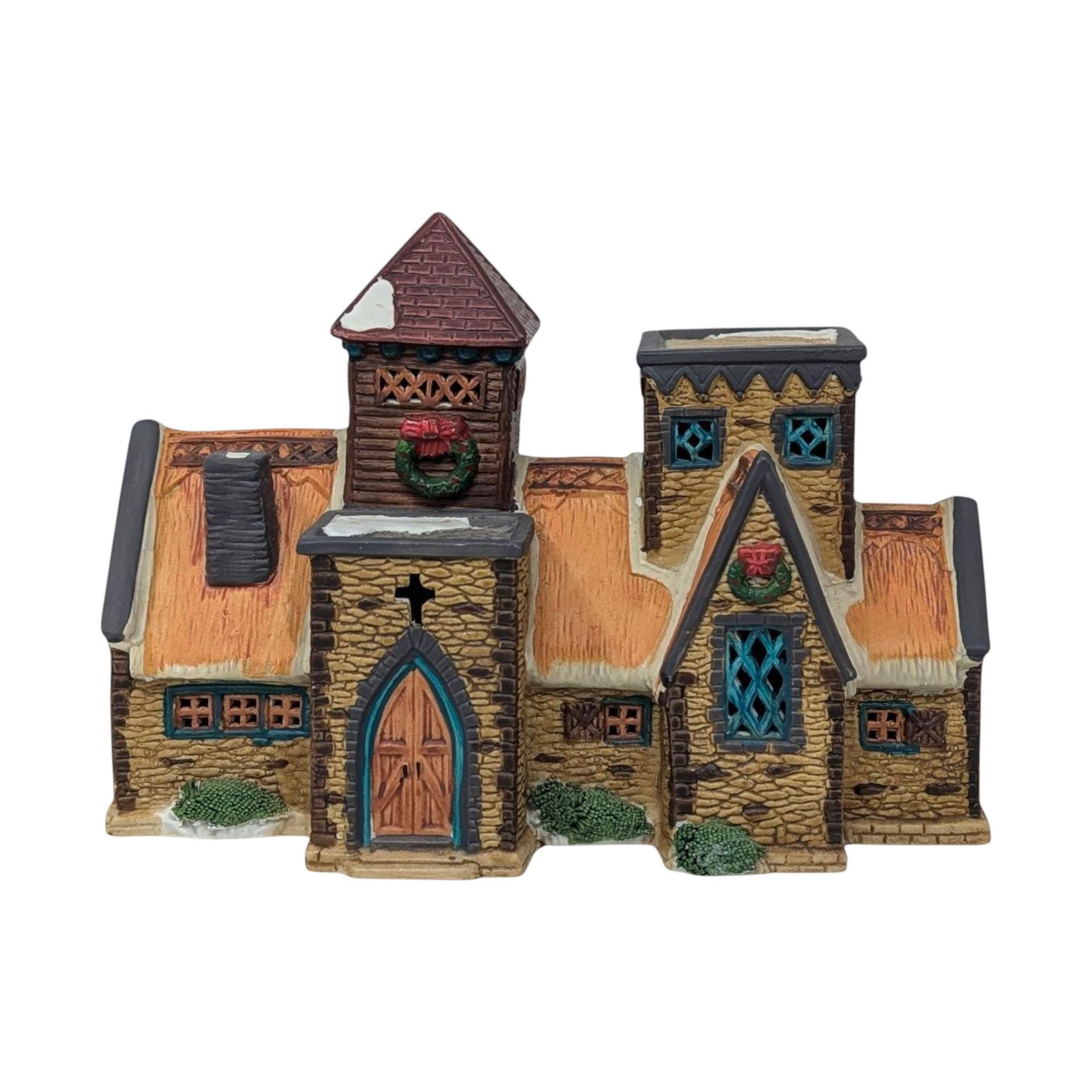 1991 Lemax Porcelain Lighted Village Church