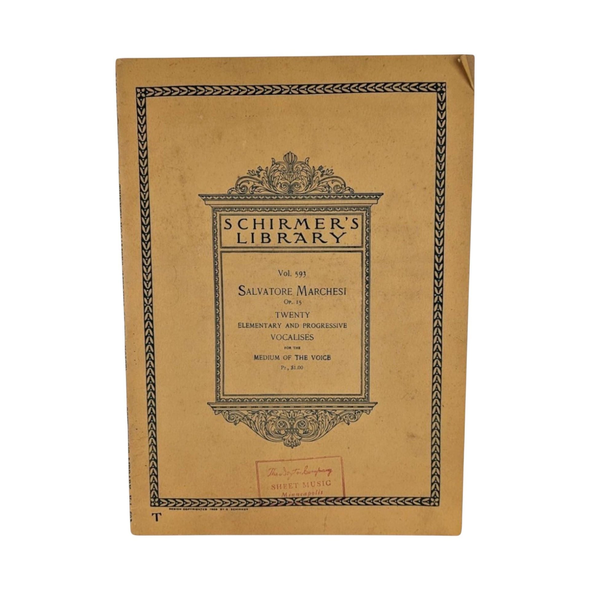 Vintage Music & Songbook Choice