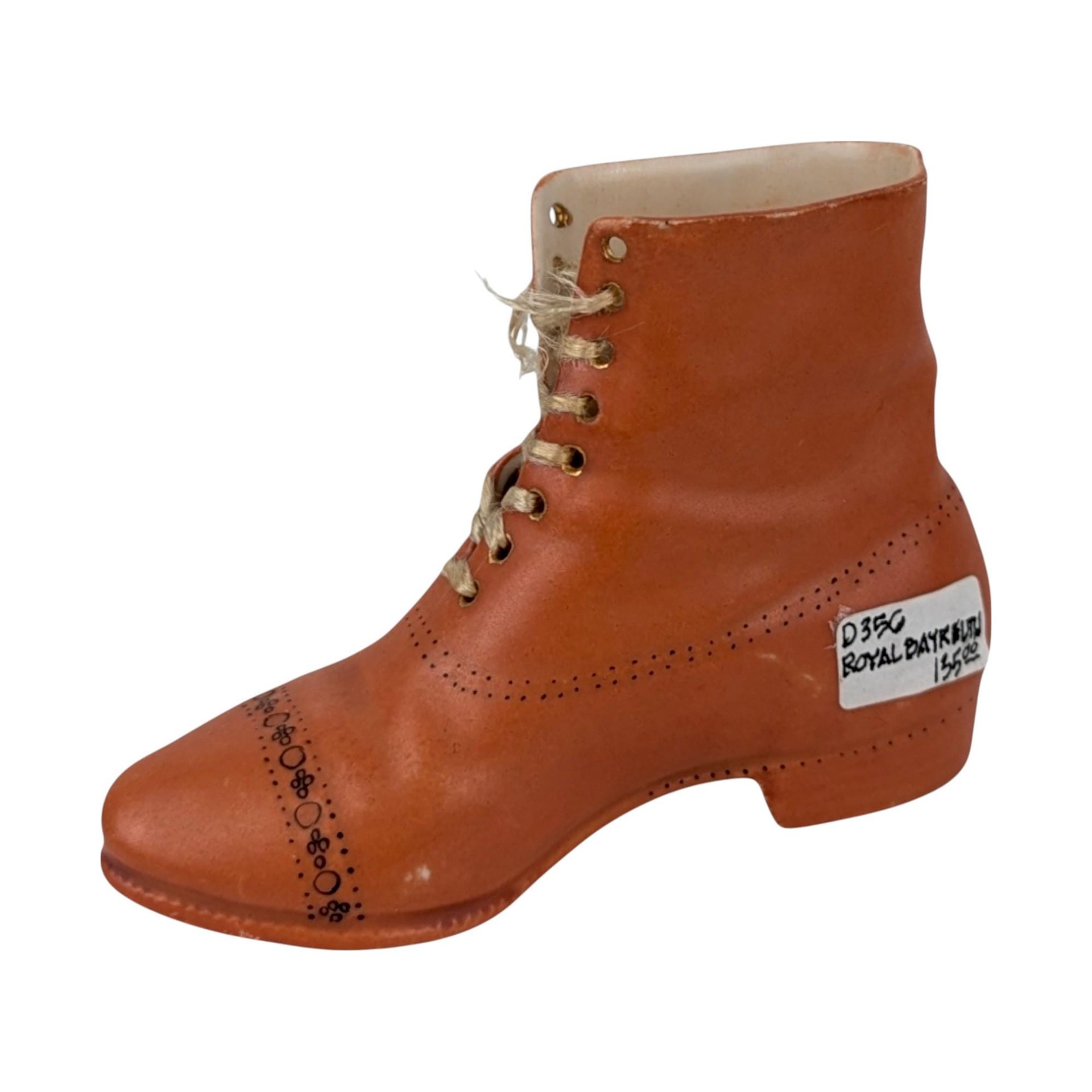 Royal Bayreuth Men’s Ceramic High-Top Shoe