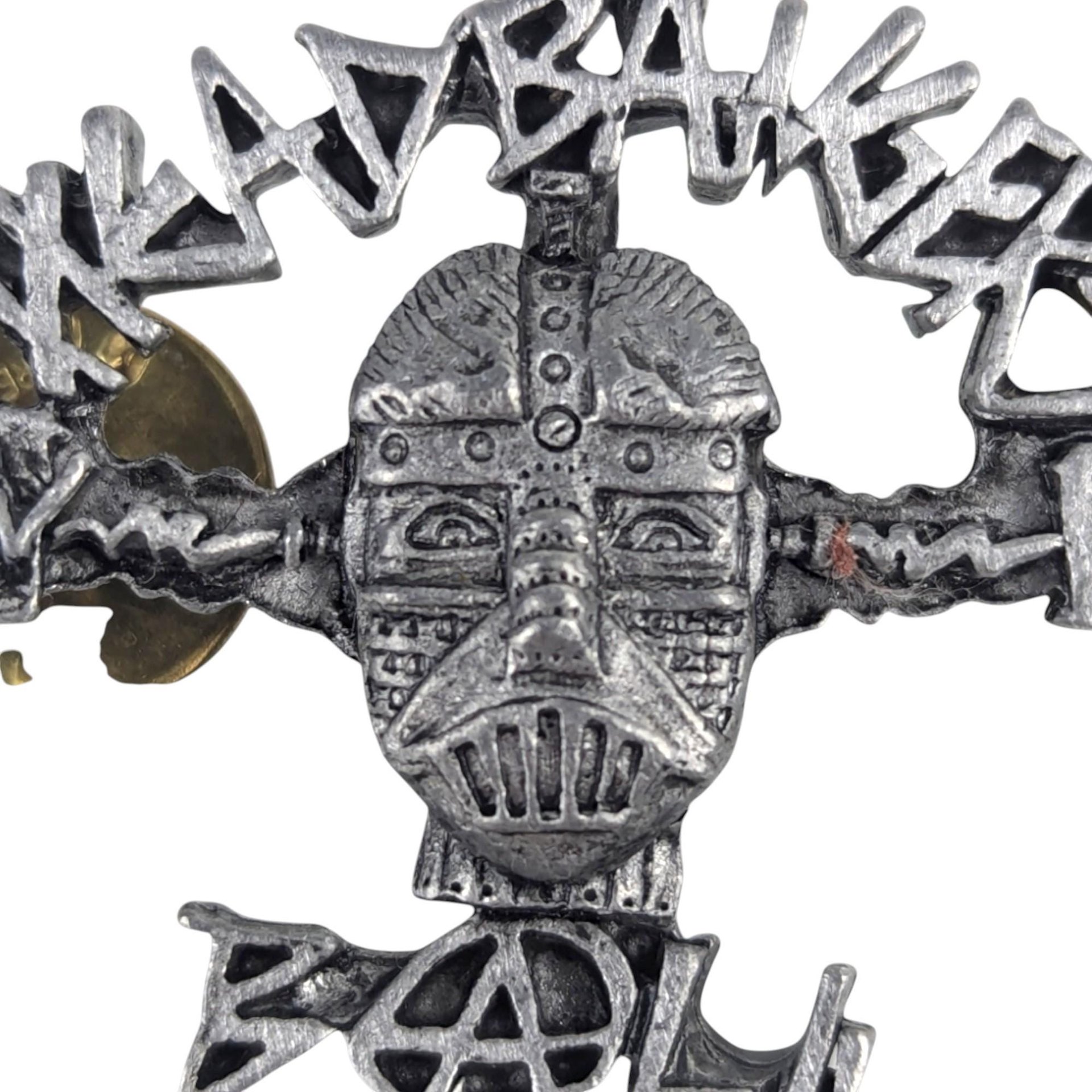 1993 MTV Headbangers Ball Pewter Pendant and Pin Set