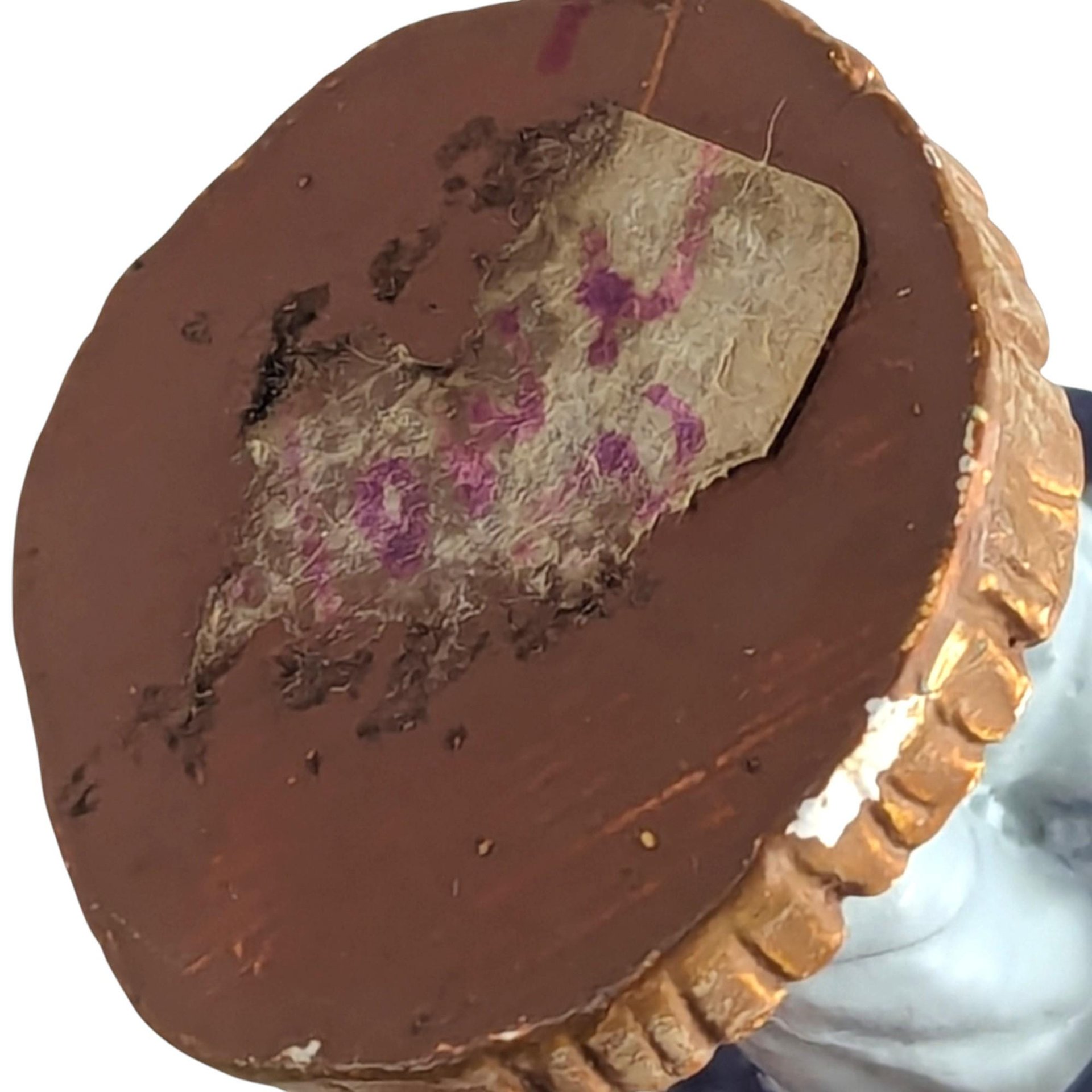 Vintage Metal Pierrot Clown Miniature Figurine