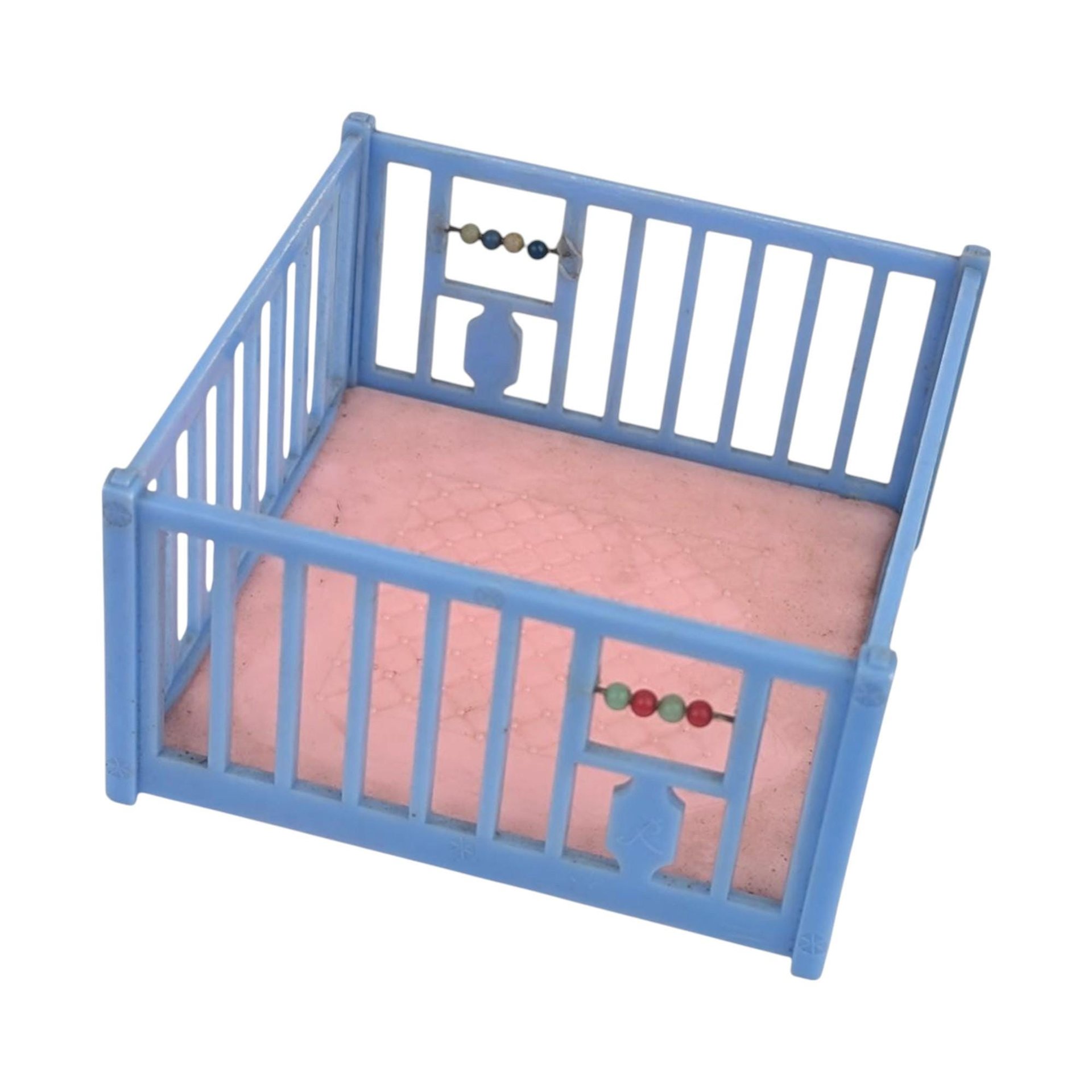 Vintage 5-Piece Dollhouse Nursery Set