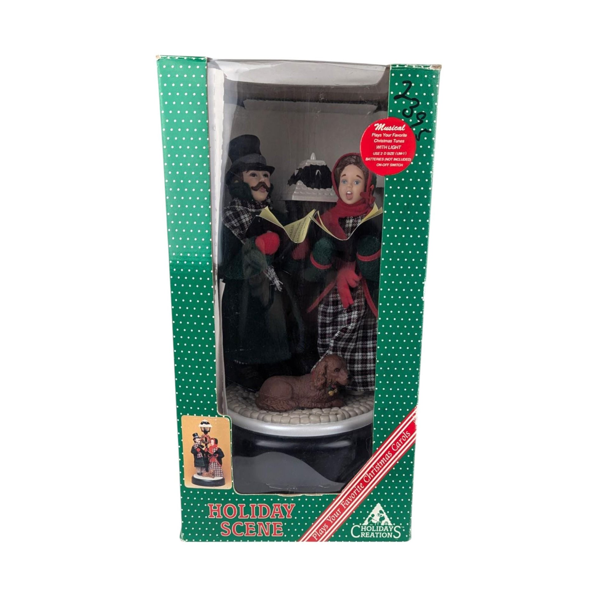 1990 Holiday Creations Animated Musical Carolers