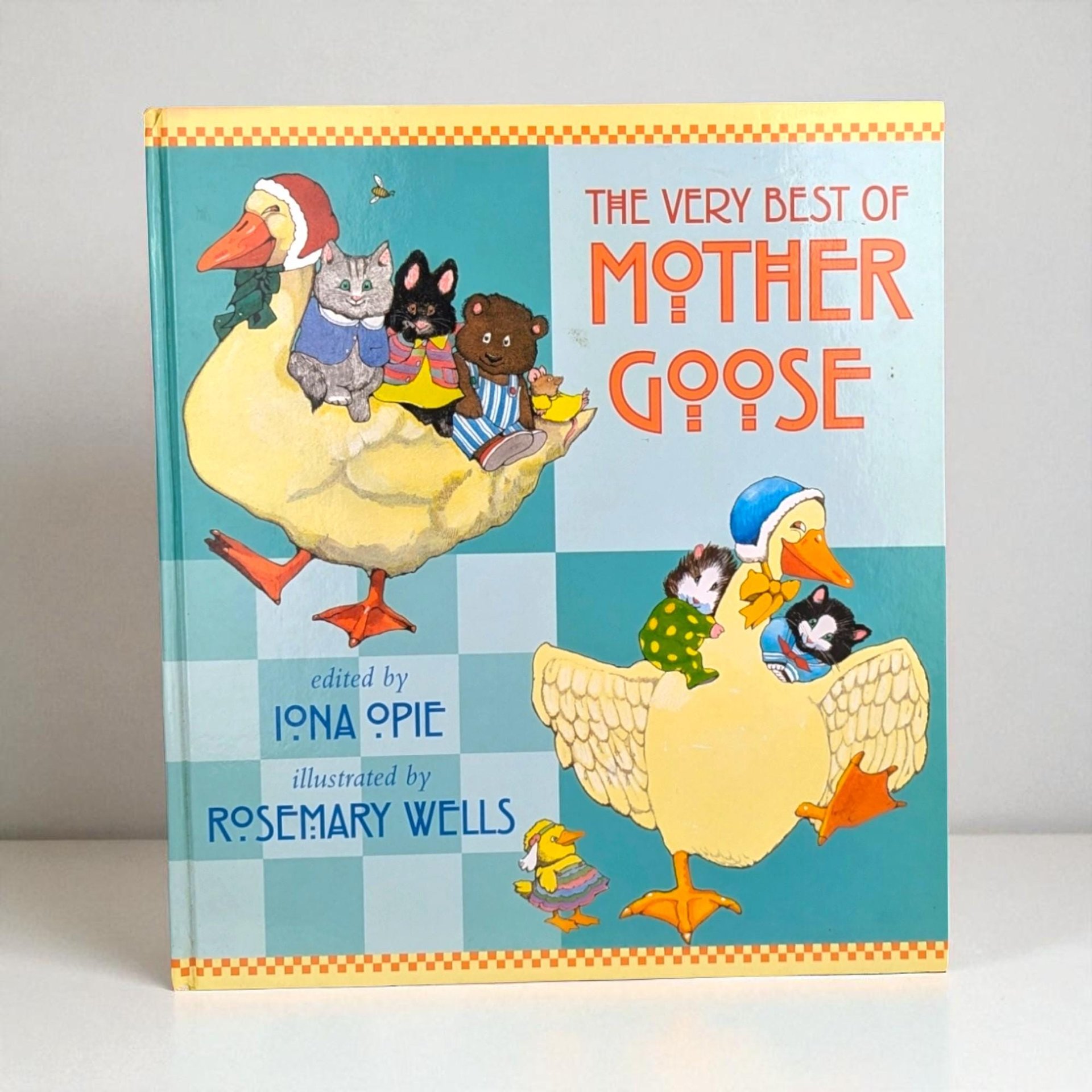 2002 The Very Best of Mother Goose Hardcover Book