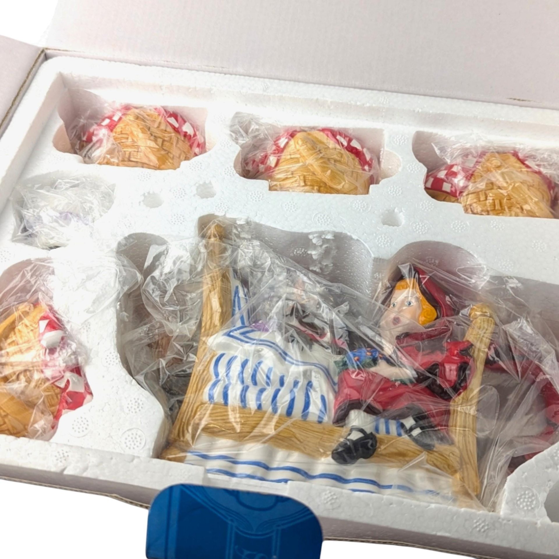 Vintage Dept 56 Little Red Riding Hood Teapot Set