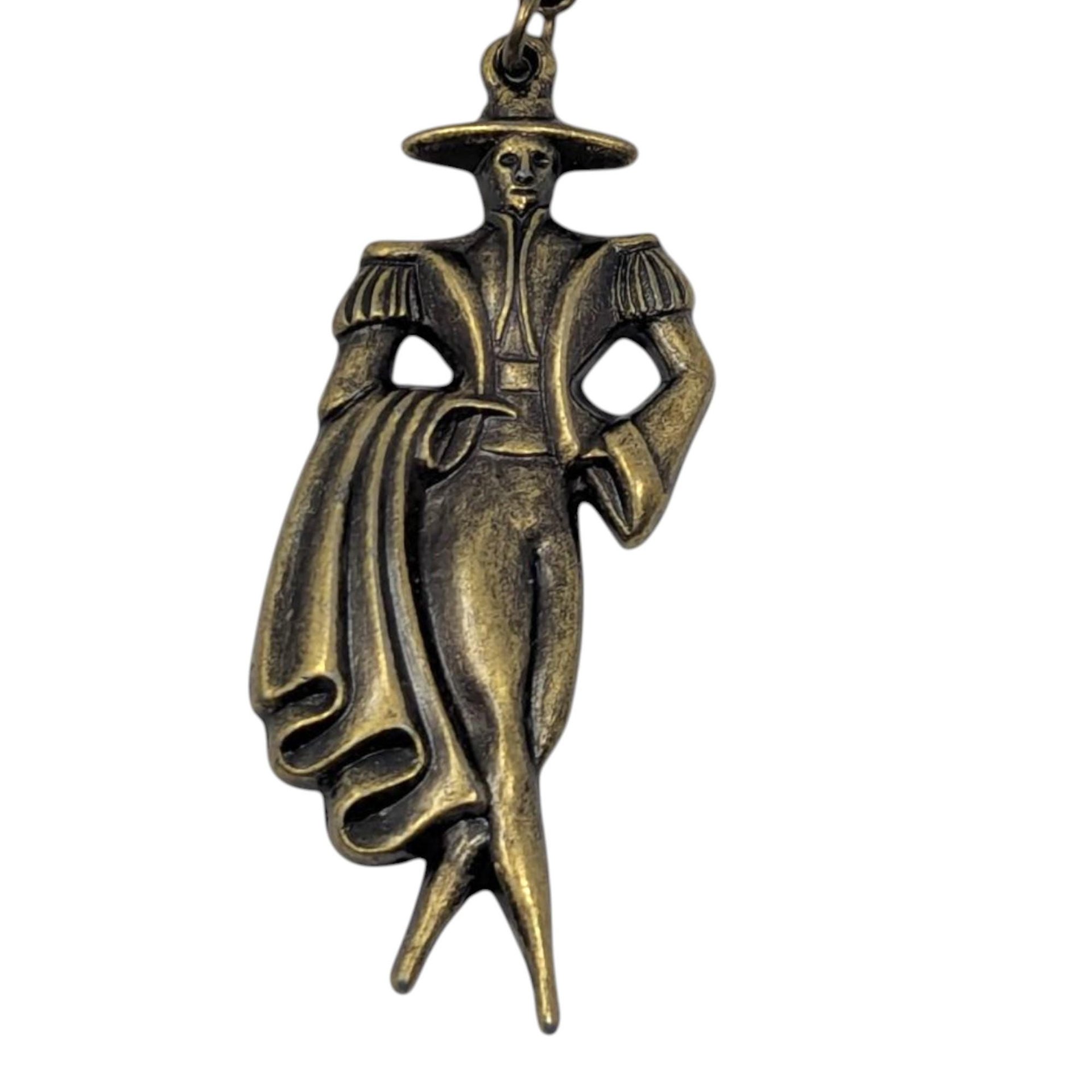 Vintage Spanish Matador Dangle Brooch