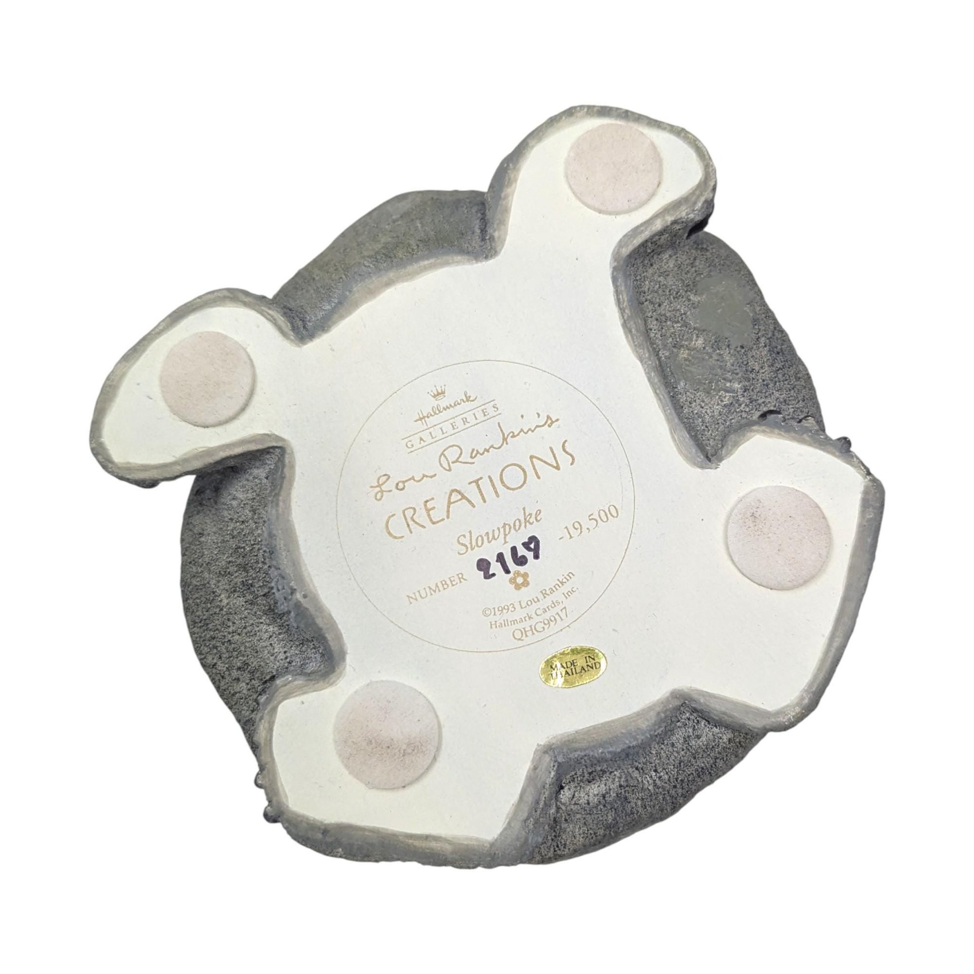 1993 Lou Rankin "Slowpoke" Turtle Figurine