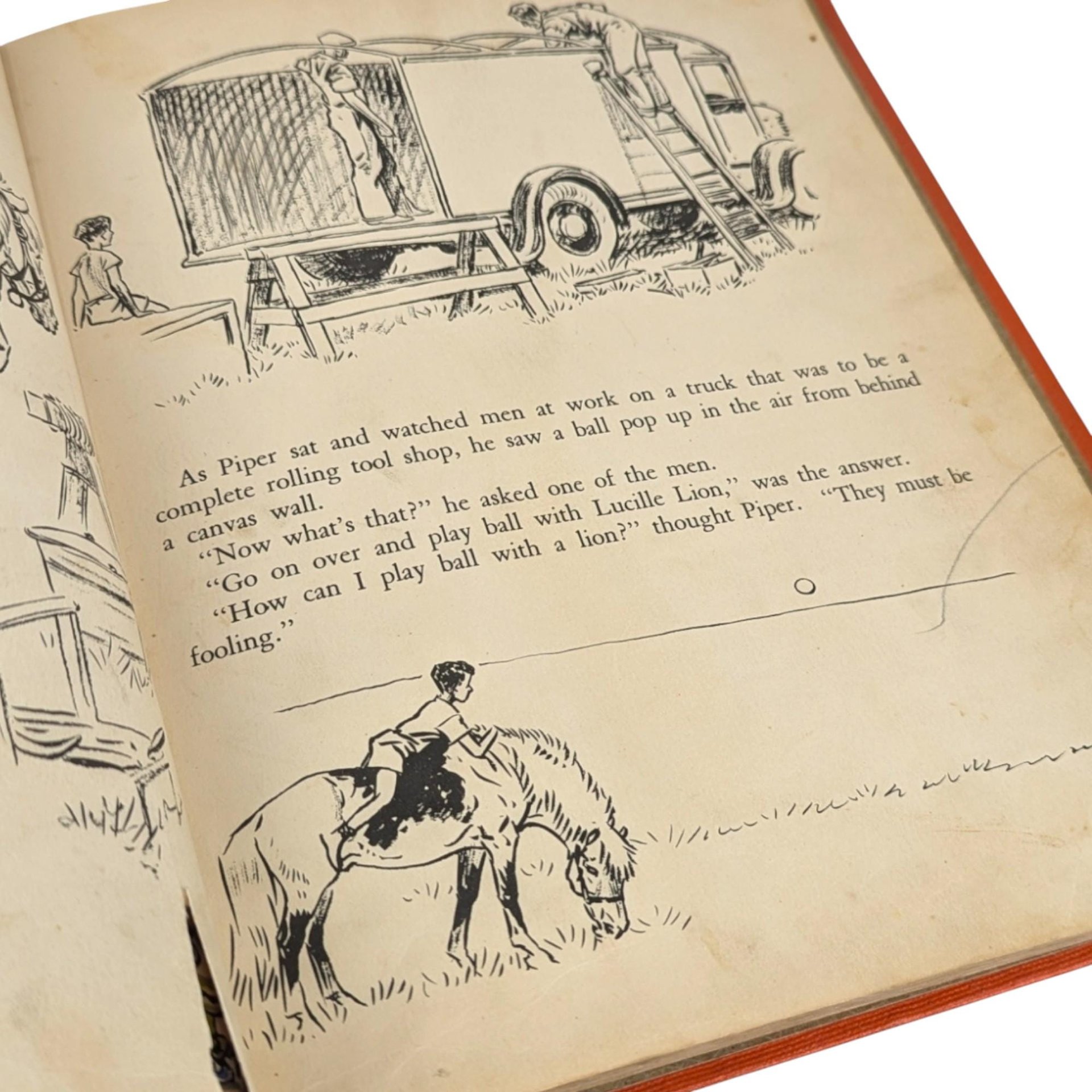 1938 3 Rings: A Circus Book Paul Brown Hardcover