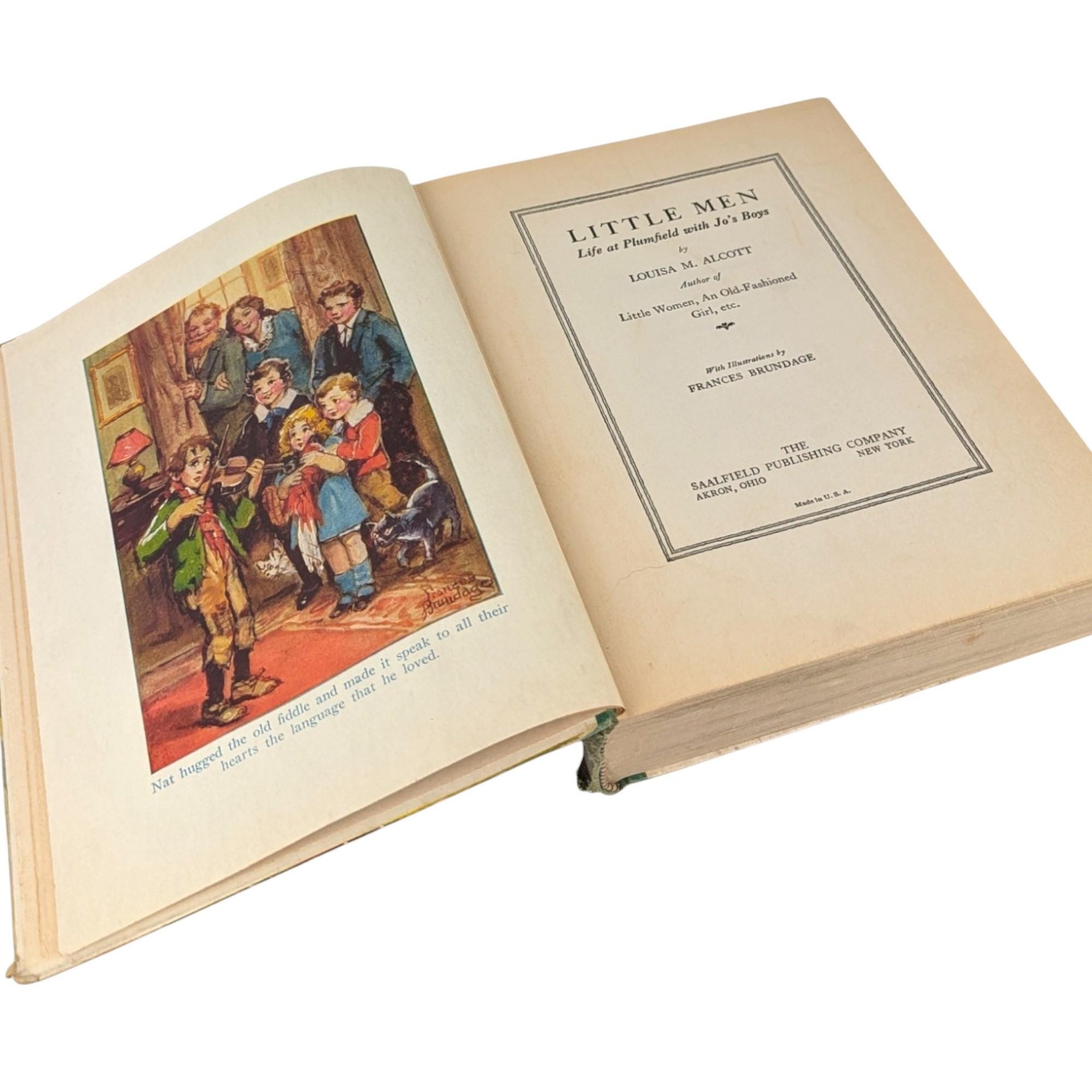 1928 Little Men Hardcover Louisa M. Alcott