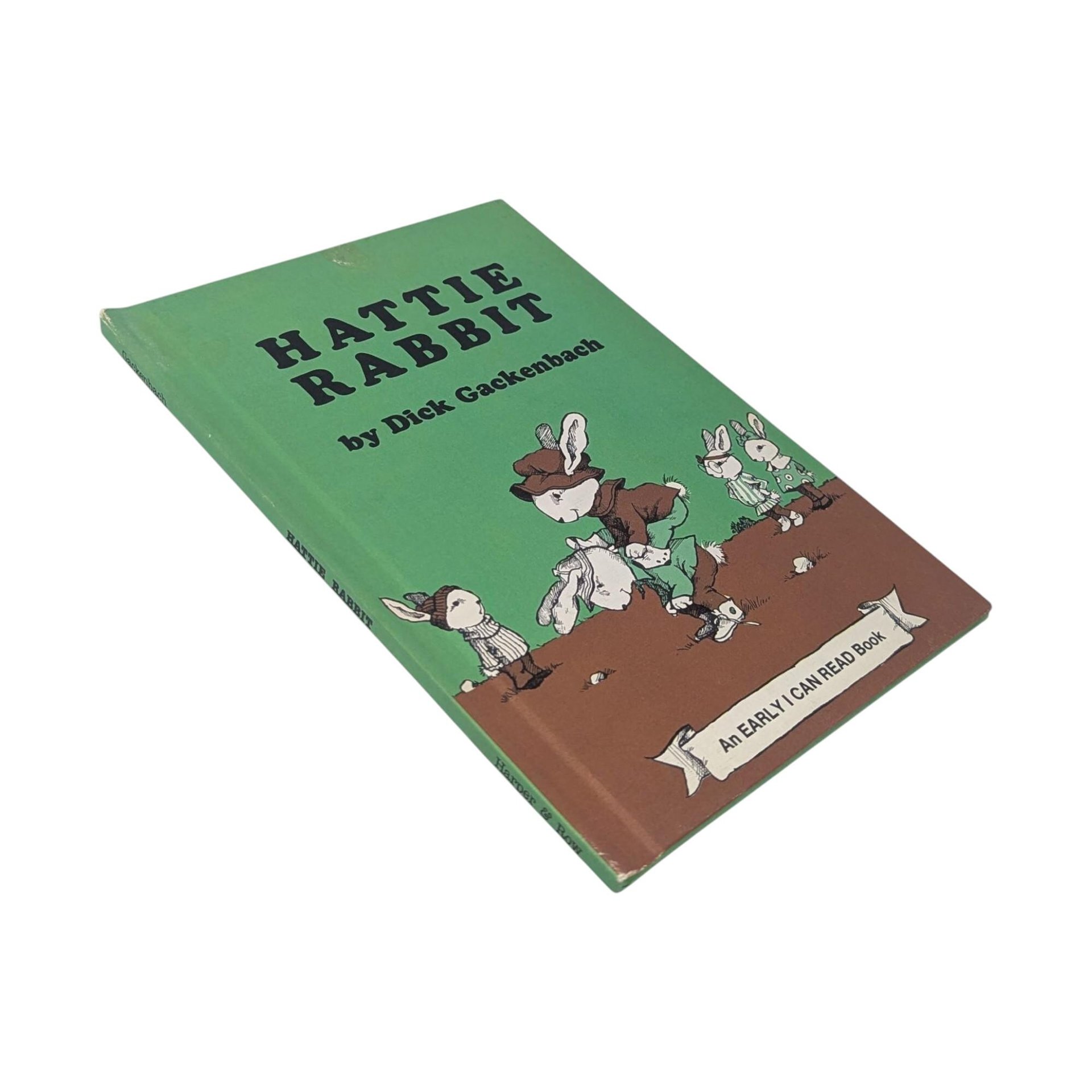 1976 "Hattie Rabbit" by Dick Gackenbach Hardcover Book