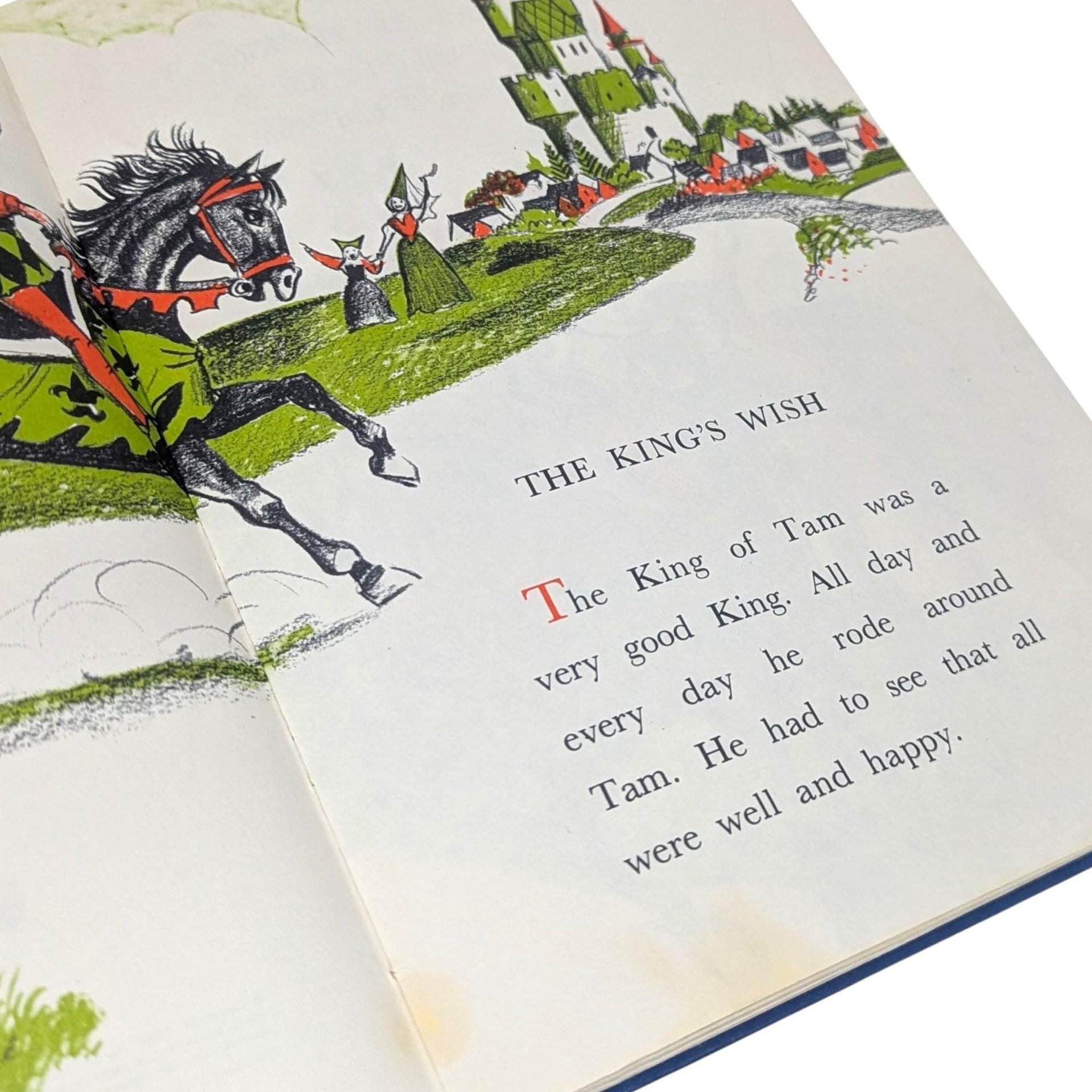 1960 "The King's Wish" by Benjamin Elkin Hardcover Book