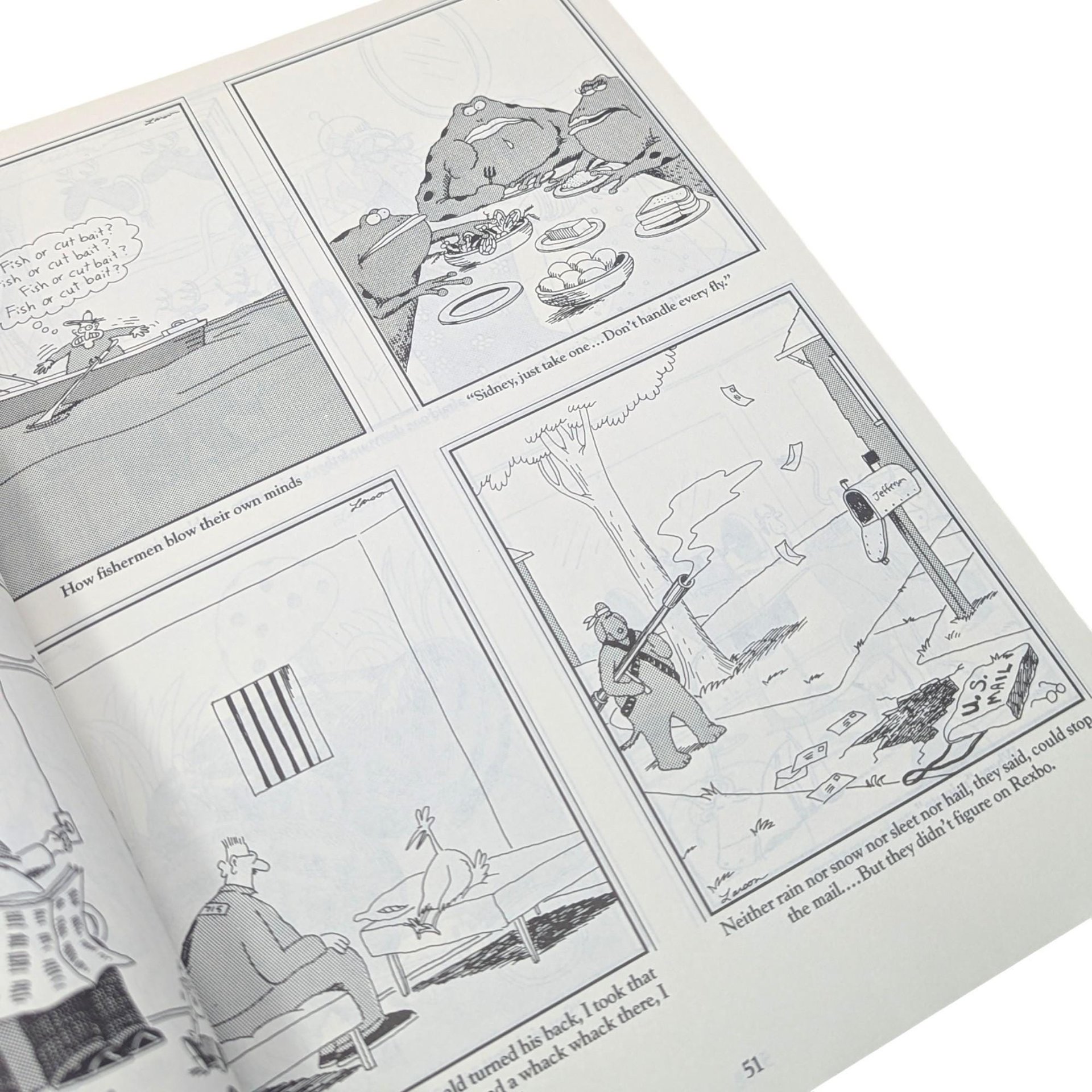 Vintage "The Far Side Gallery" Softcover Book Pair by Gary Larson