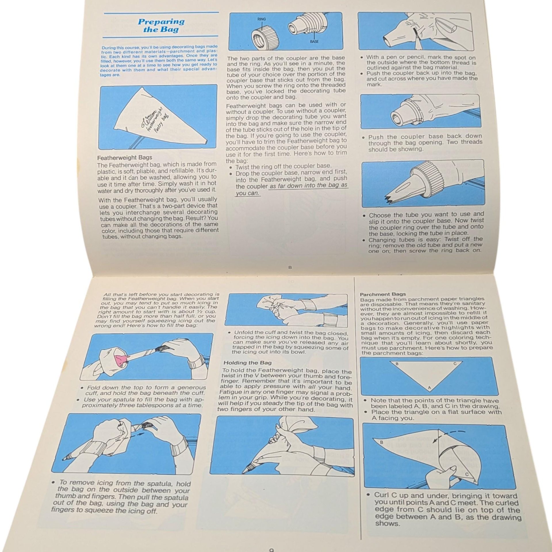 1977 "The Wilton Method of Cake Decorating Course" Softcover Book