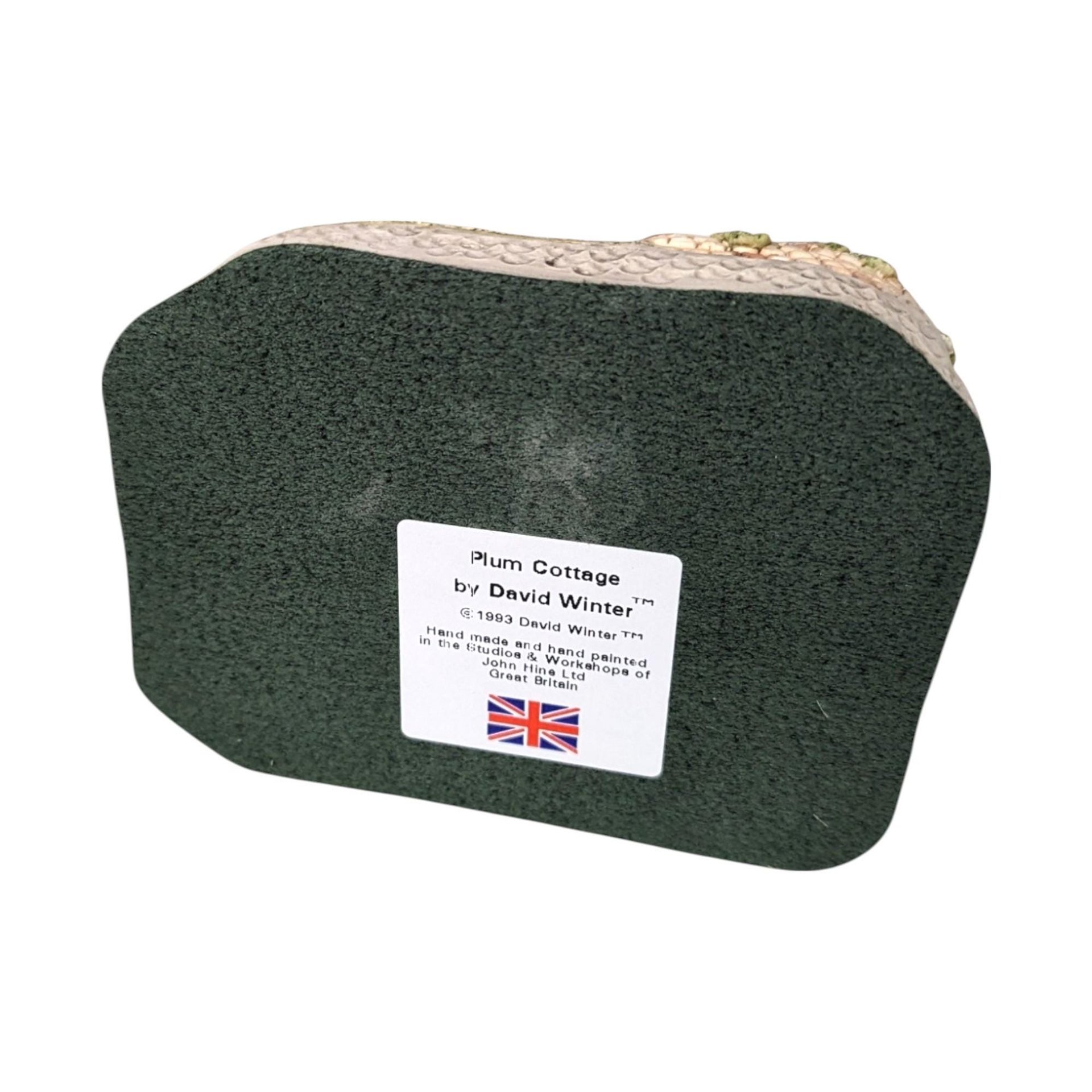 1993 David Winter Cottages "Plum Cottage"