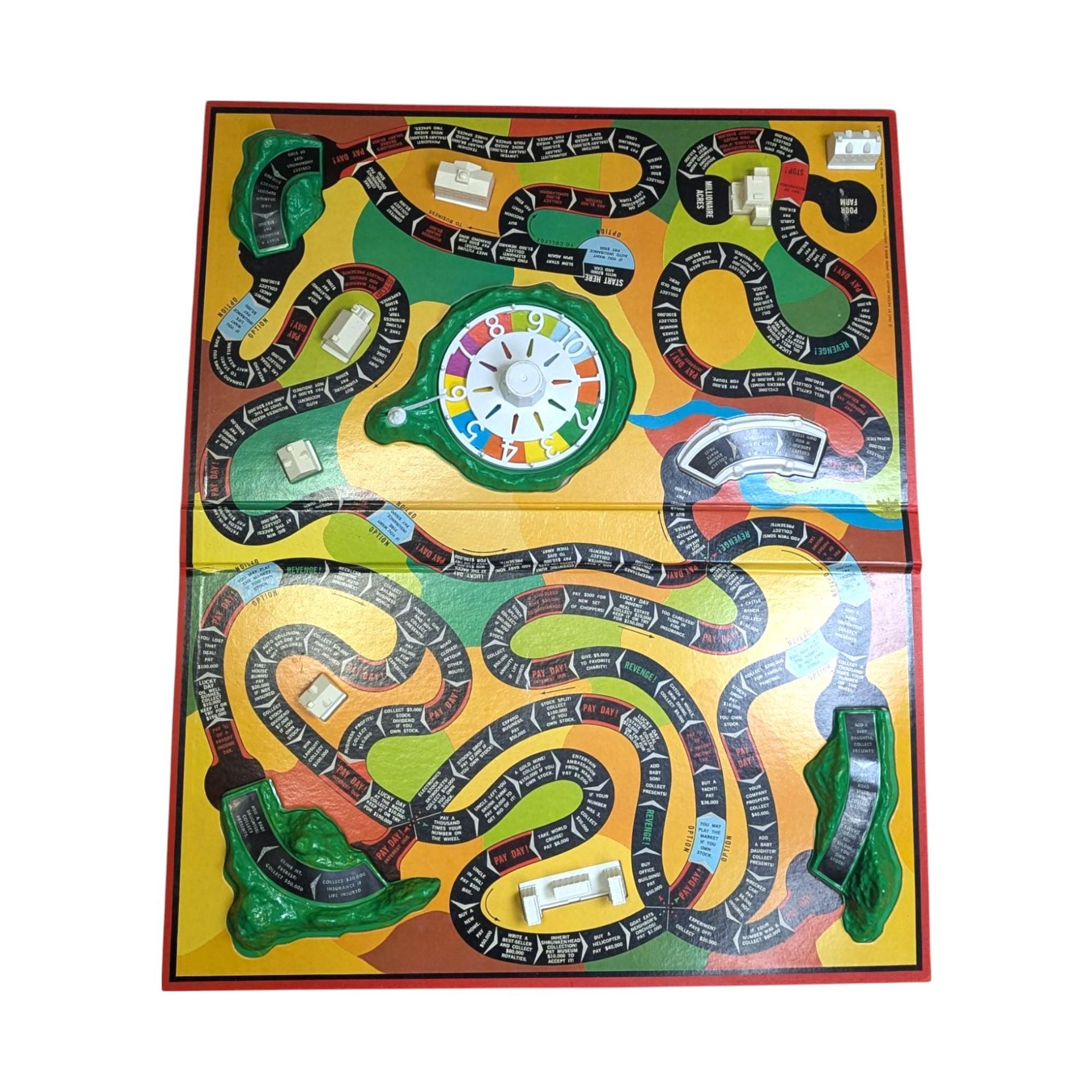 Vintage 1960 The Game of Life by Milton Bradley