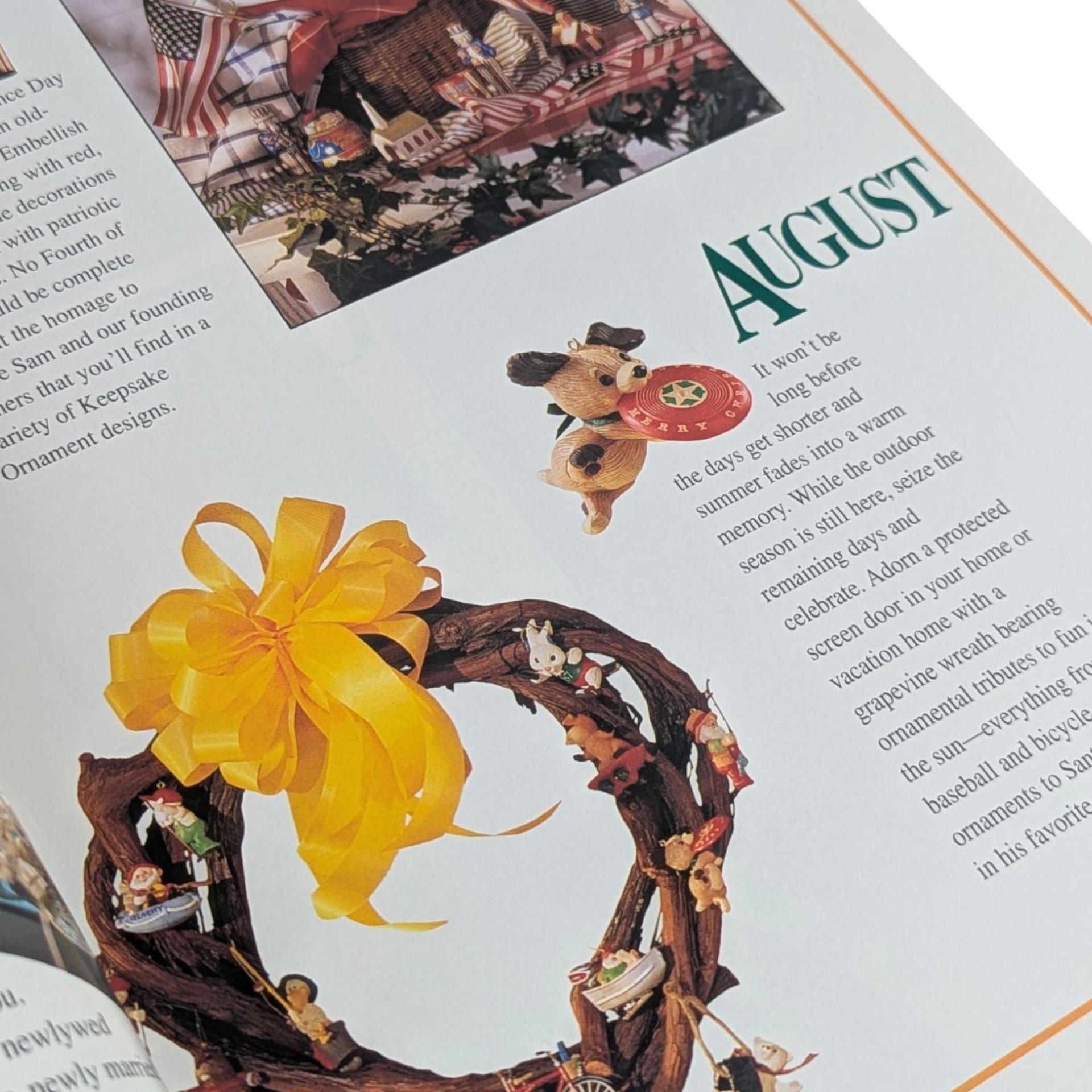 Hallmark Keepsake Ornaments 1973-1993 Hardcover Book