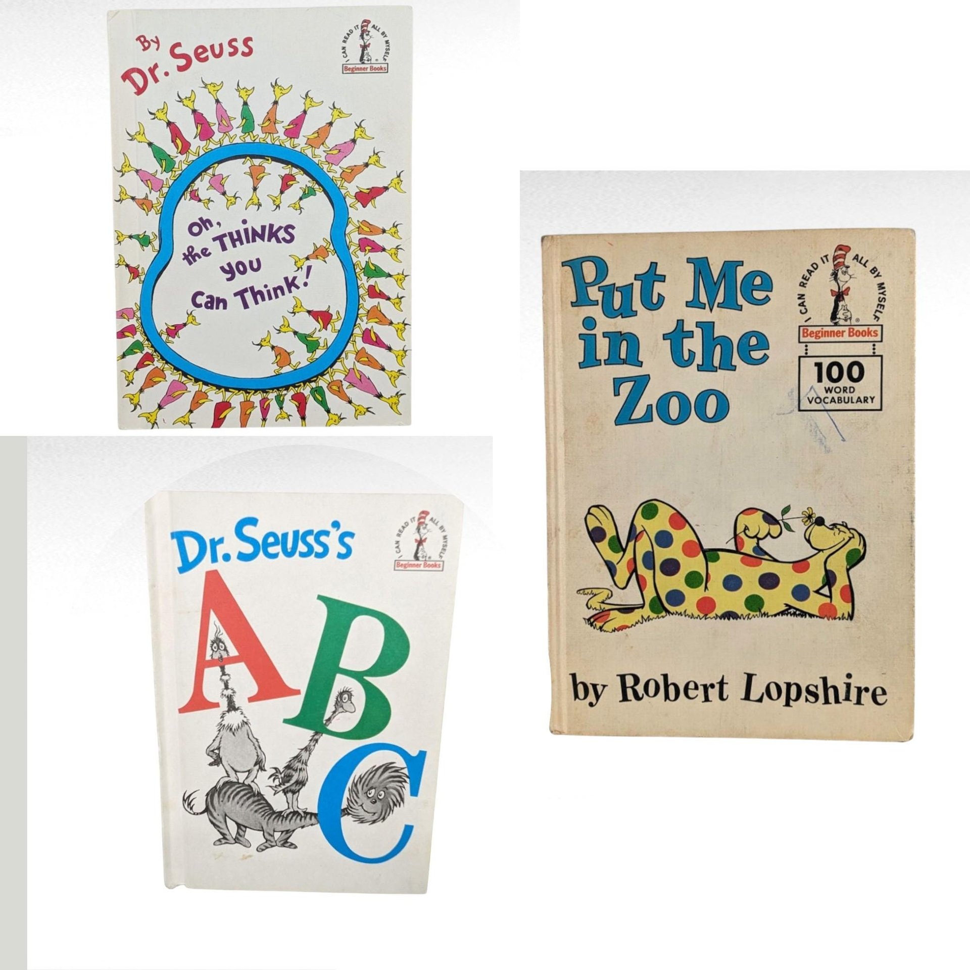Vintage Dr. Seuss & Beginner Books Collection - Set of 3
