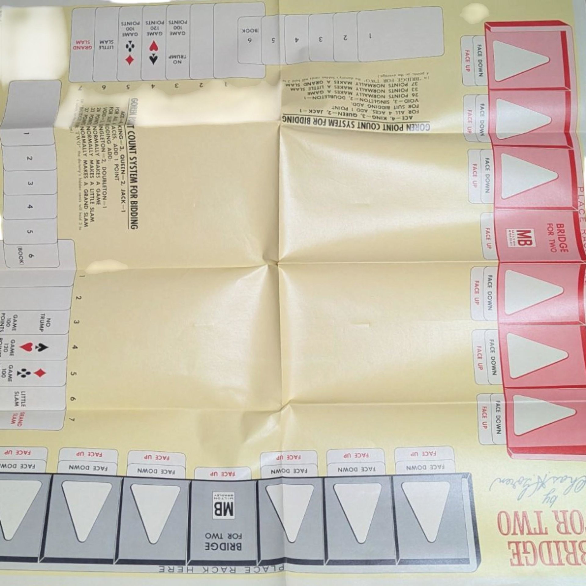 1960 Milton Bradley Chas Goren's Bridge for Two