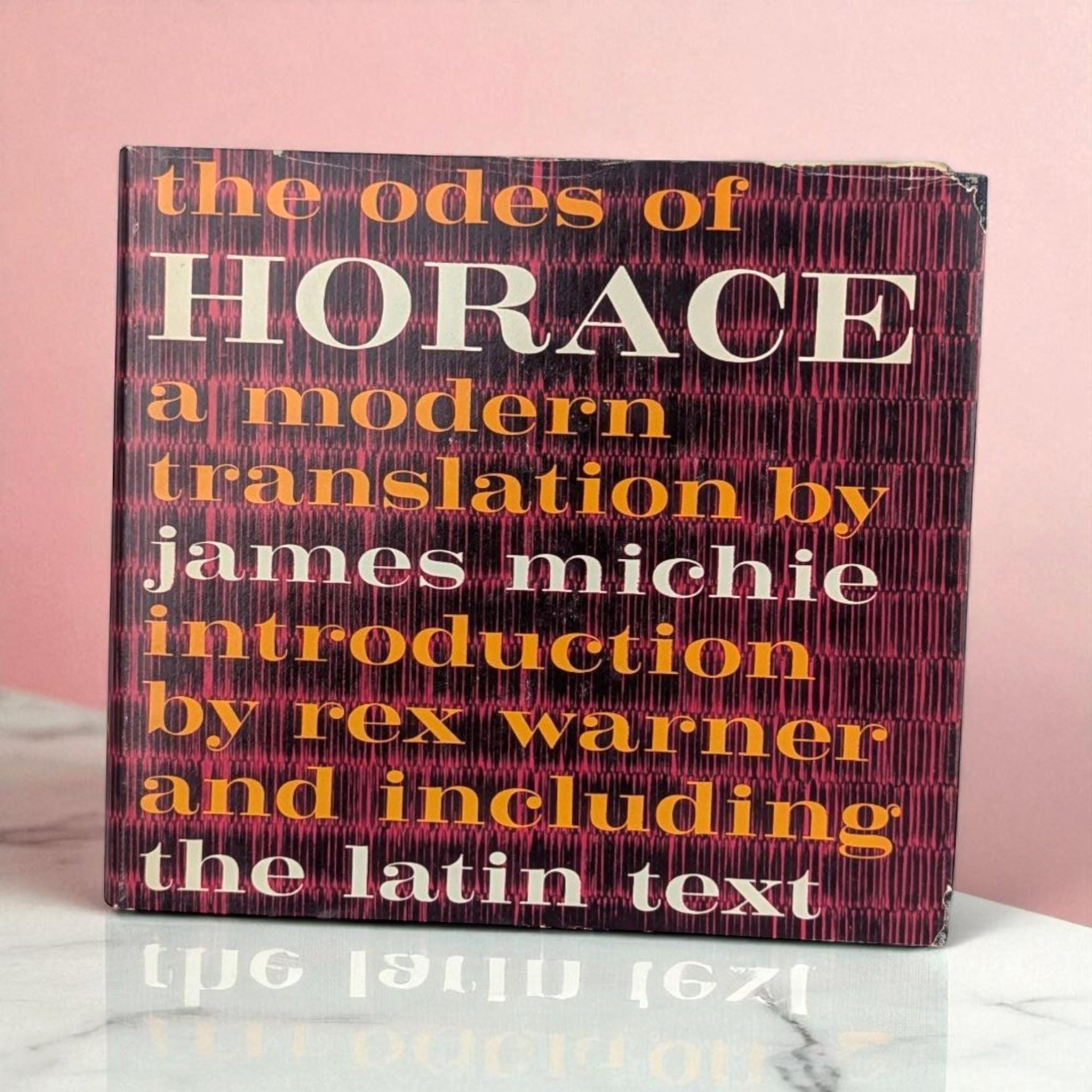 1963 'The Odes of Horace' Hardcover Book