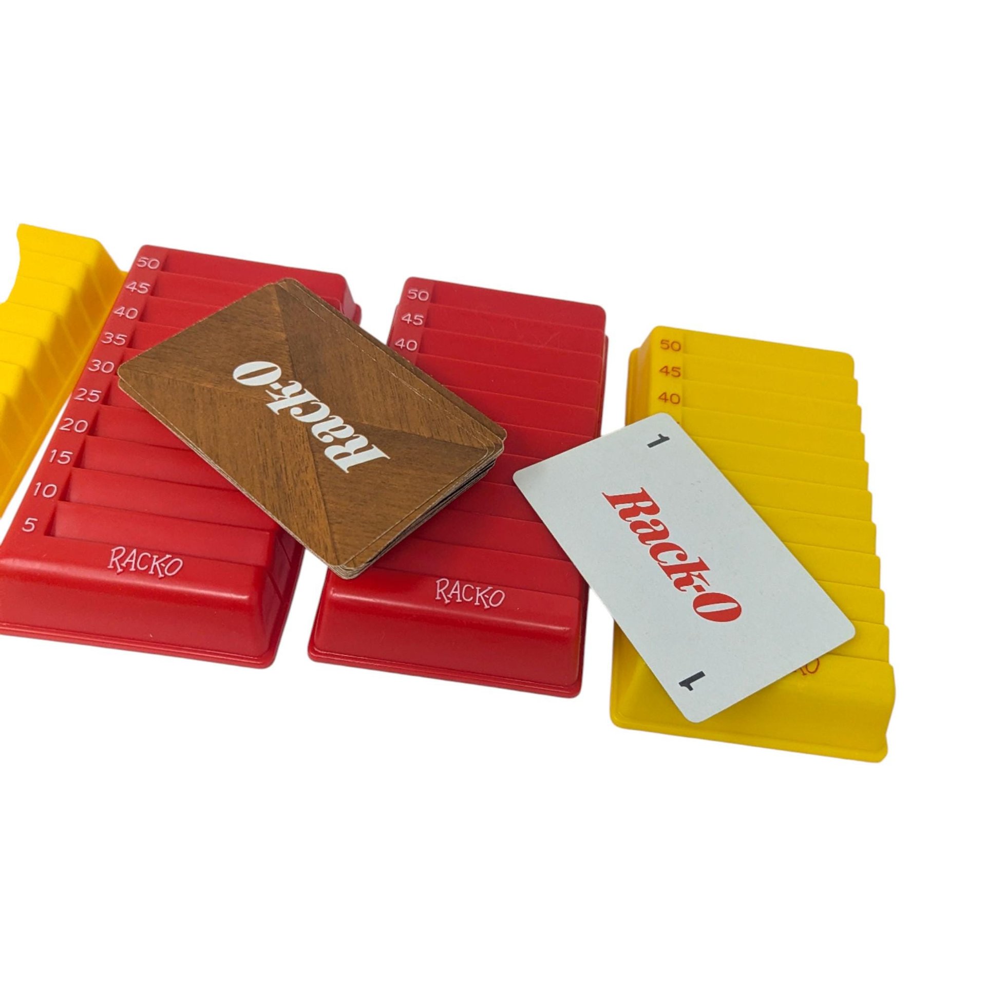 1961 Rack-O Card Game: Milton Bradley