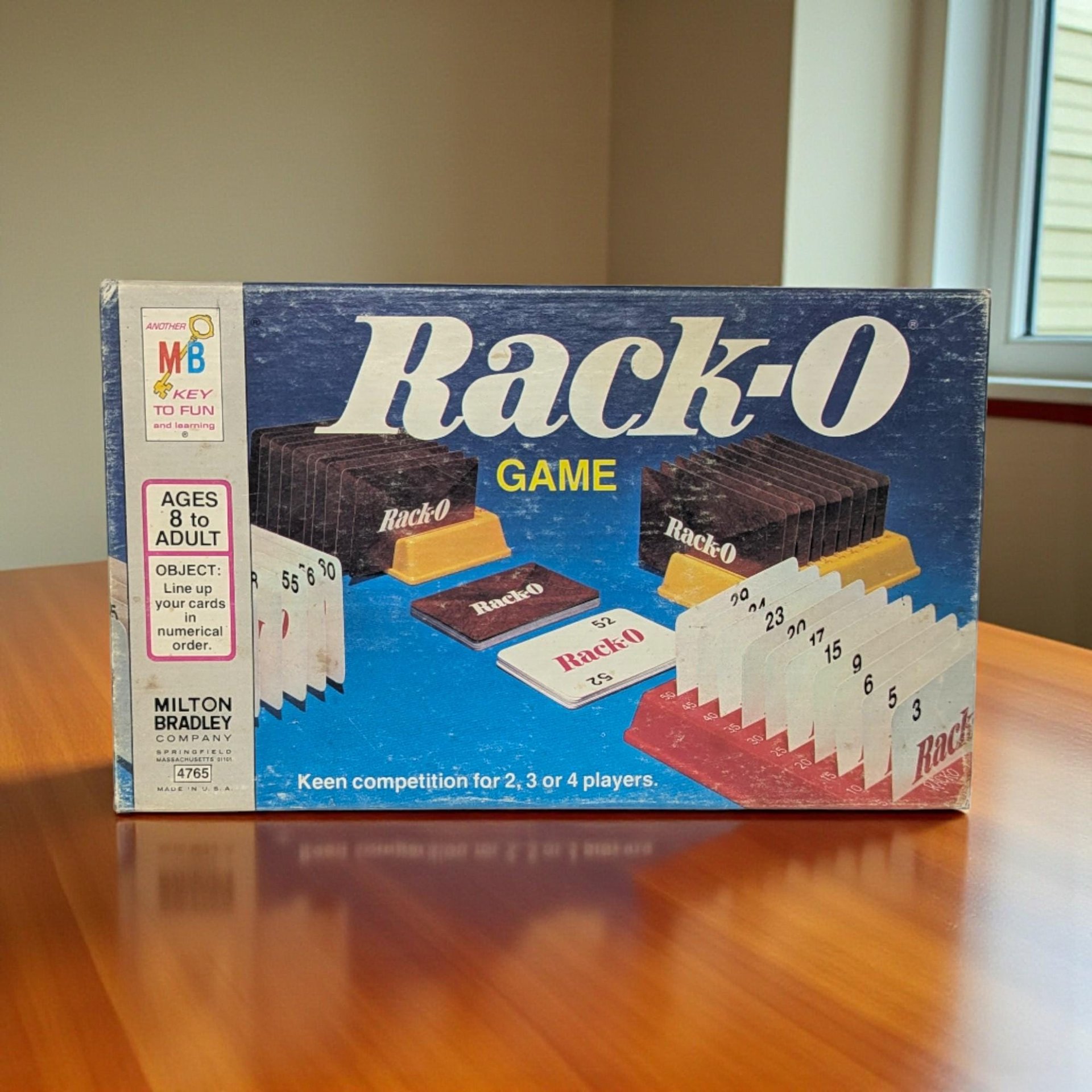 1961 Rack-O Card Game: Milton Bradley