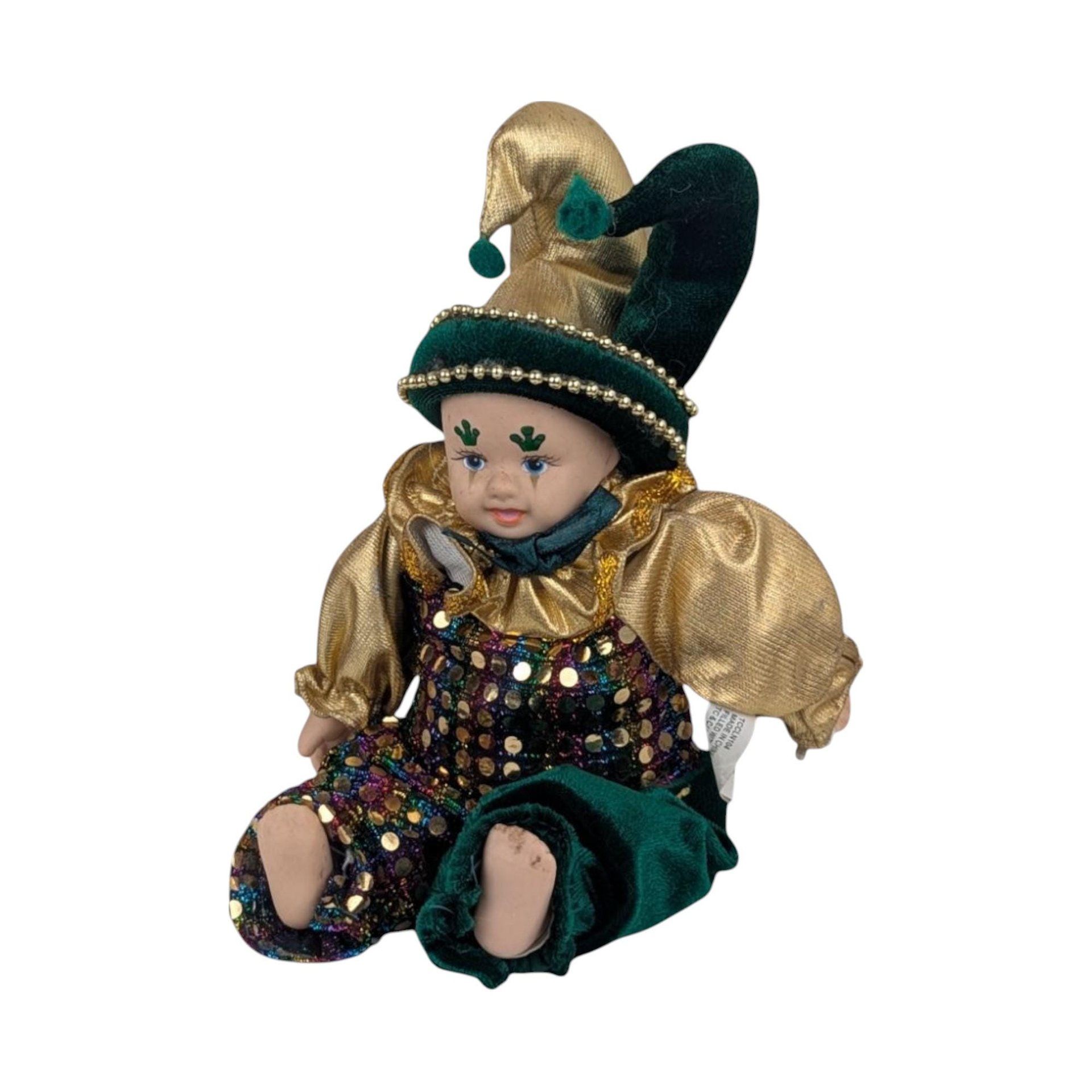 Vintage Porcelain Irish Jester Doll