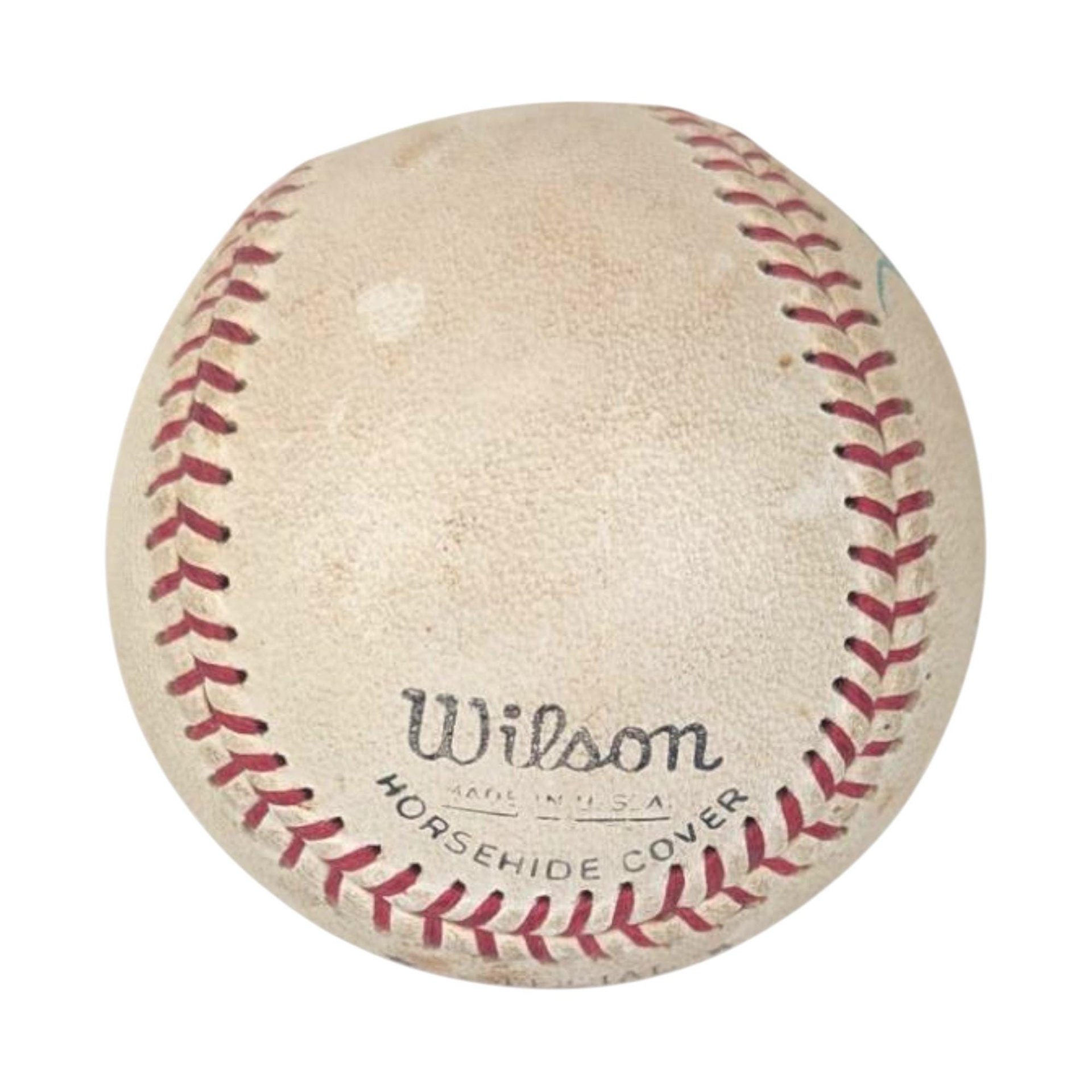 1970s MN Twins Ted Uhlaender Signed Baseball