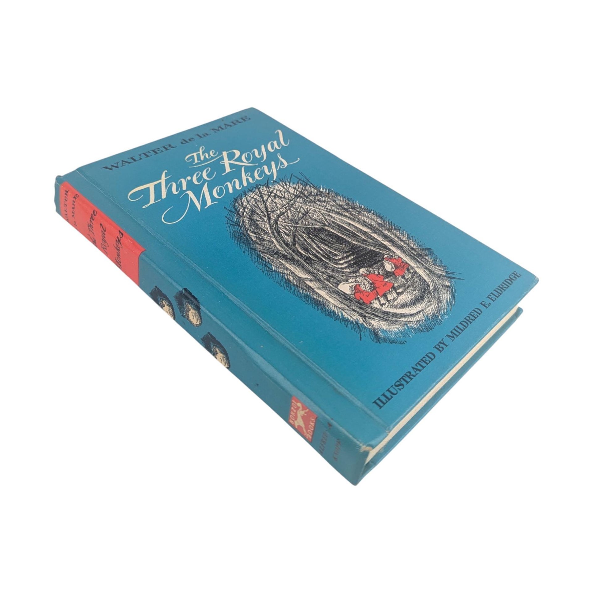 1966 The Three Royal Monkeys Hardcover Book