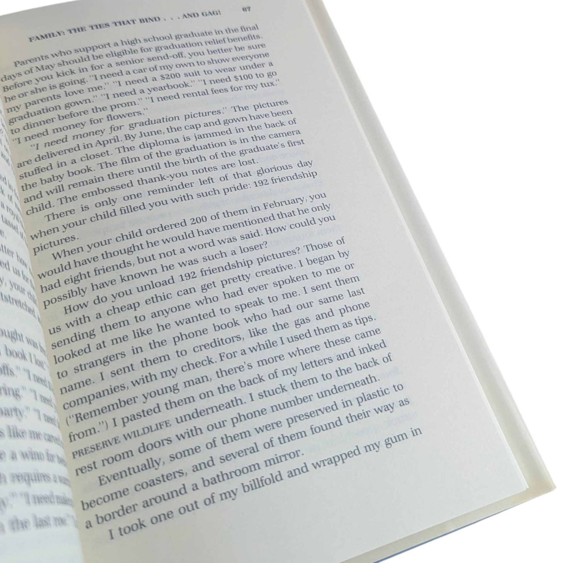 1987 Family The Ties That Bind And Gag Hardcover