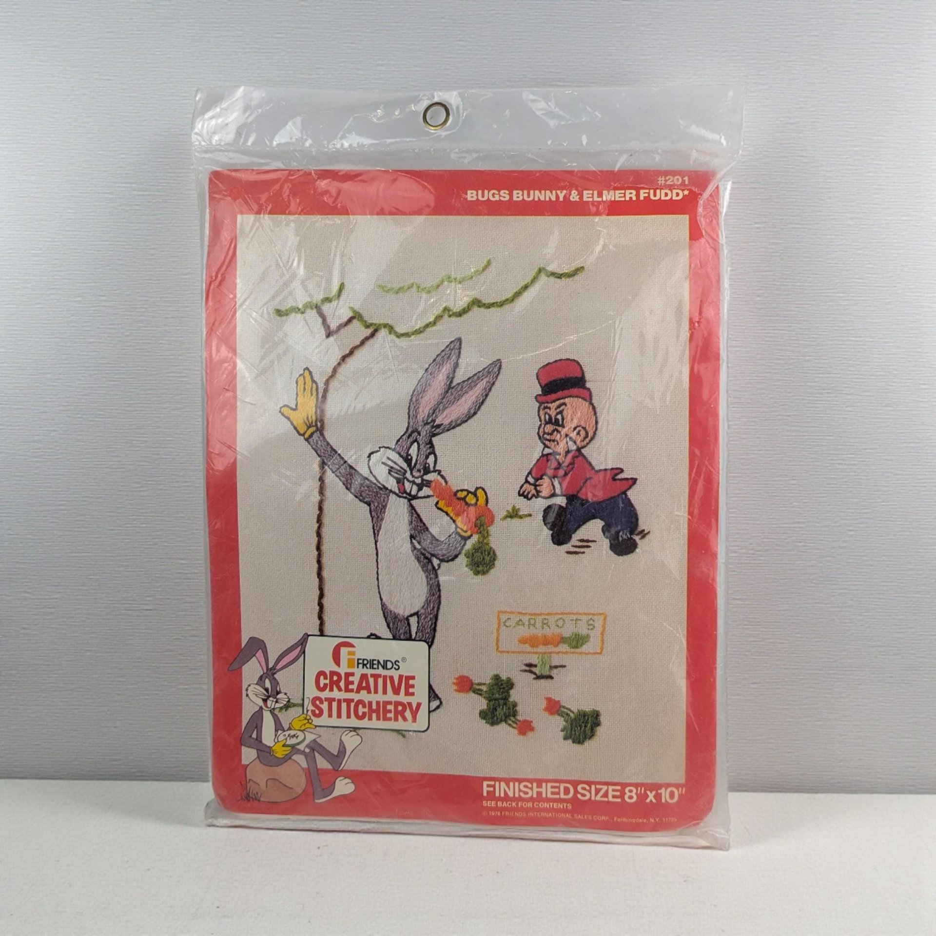 1978 Bugs Bunny Elmer Fudd Embroidery Kit