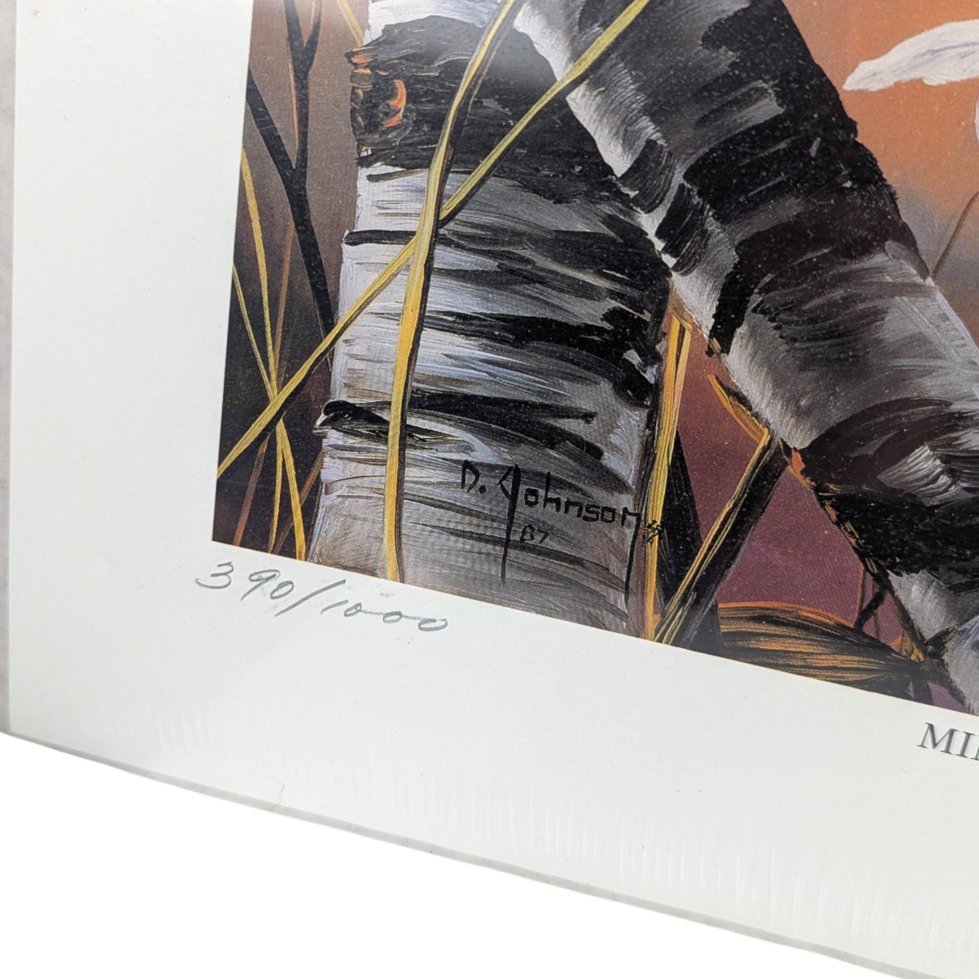 Vintage Dean Johnson Minnesota Memories Numbered Print