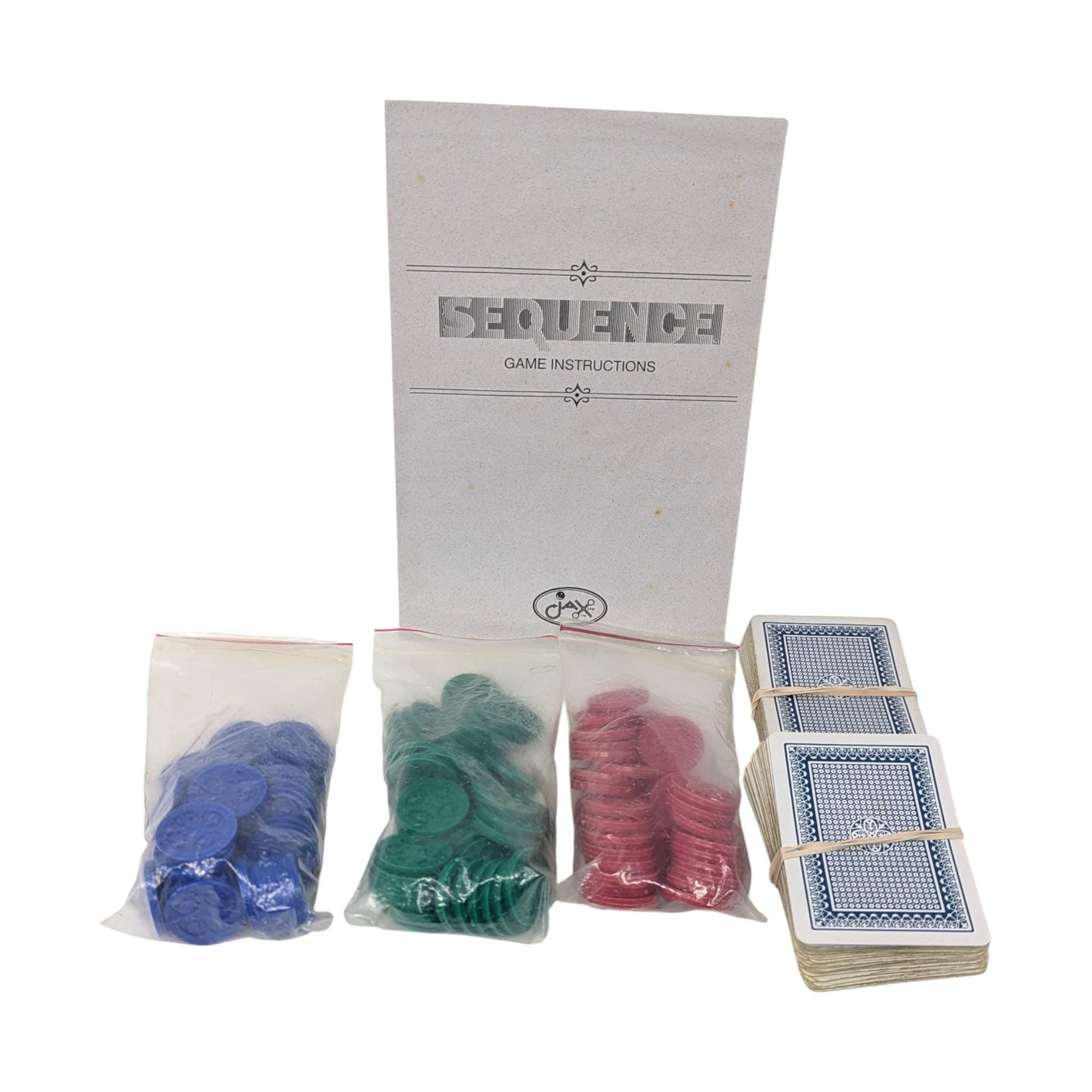 1982 'Sequence' Strategy Board Game: Jax