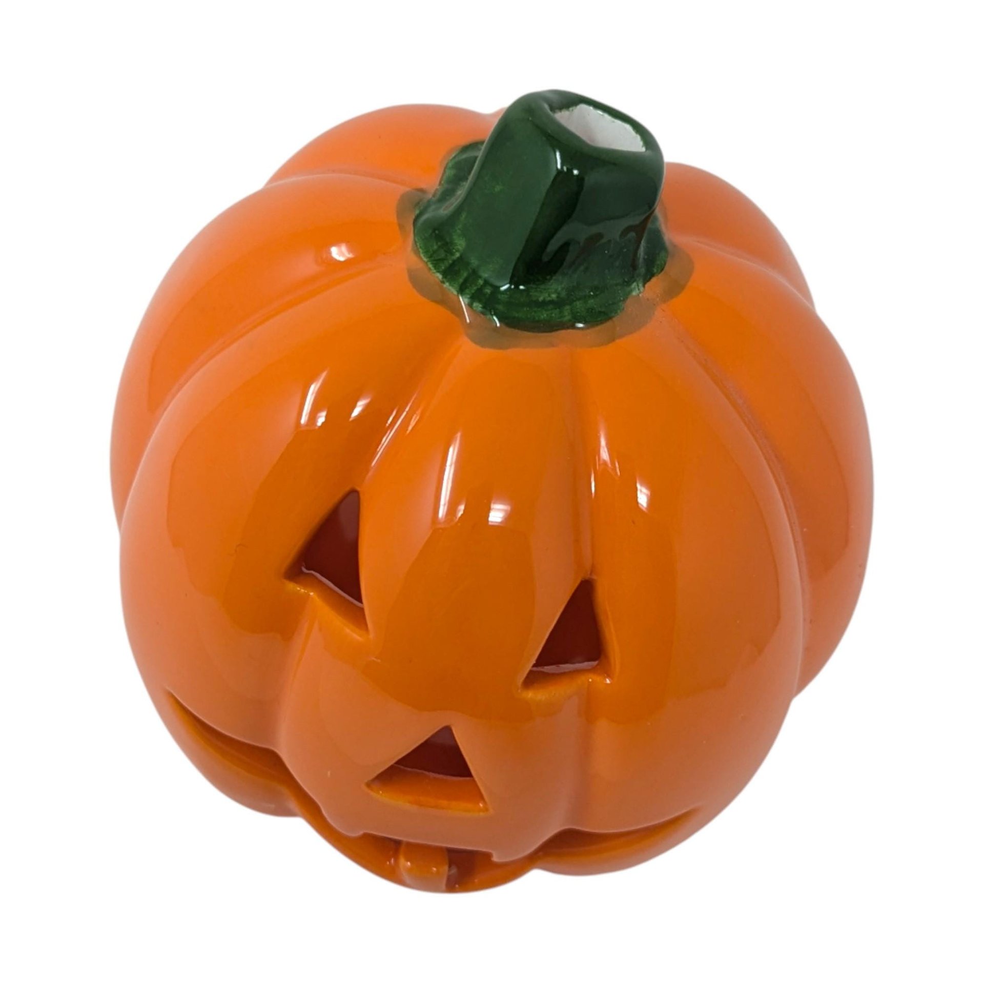 2004 Target Jack O' Lantern Ceramic Tealight Holder