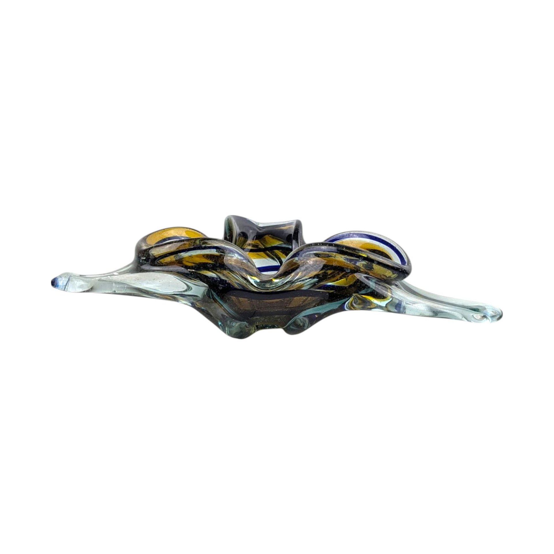 Mid-Century Somerso Art Glass Bowl