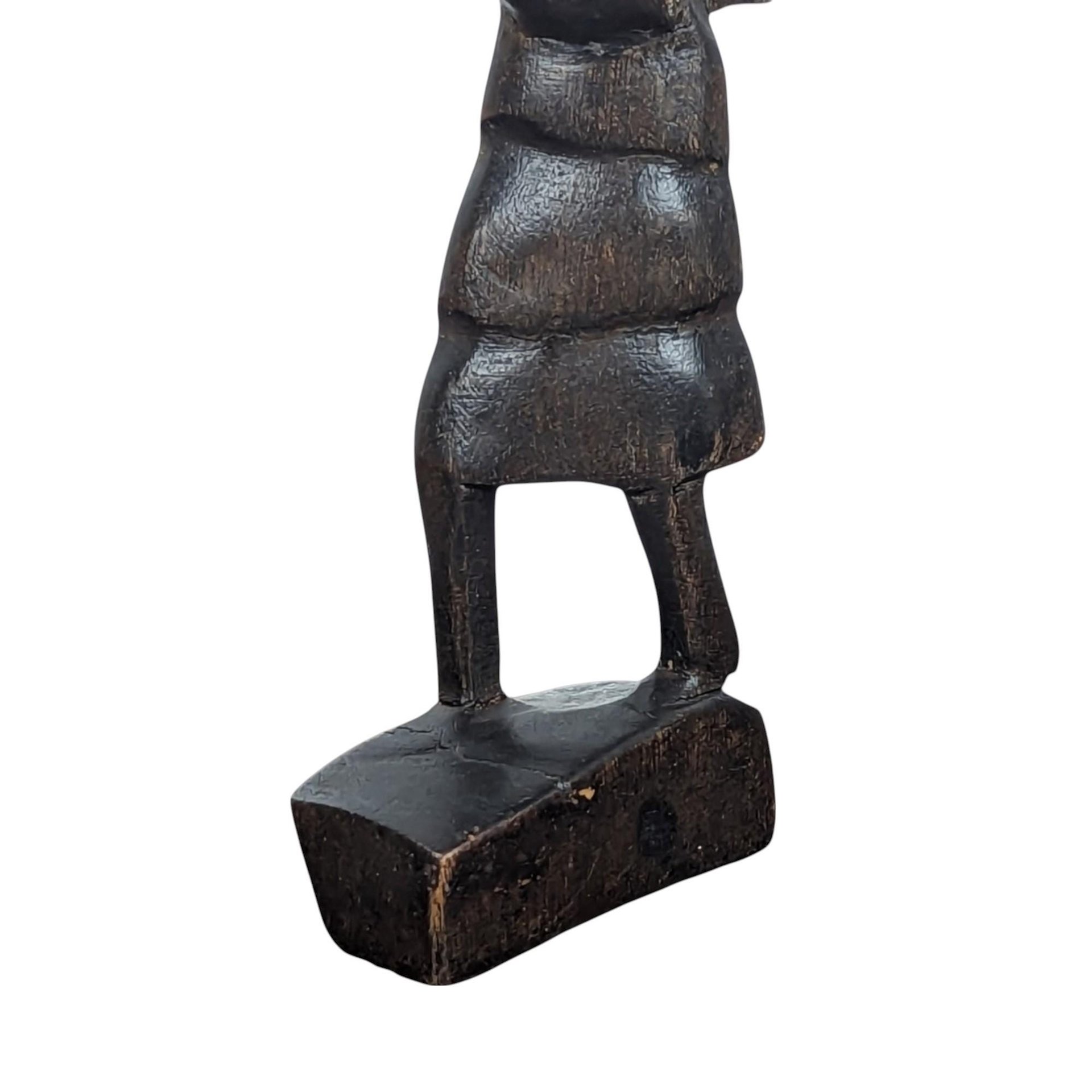 Vintage Hand Carved Wooden Decor Figurine Choice