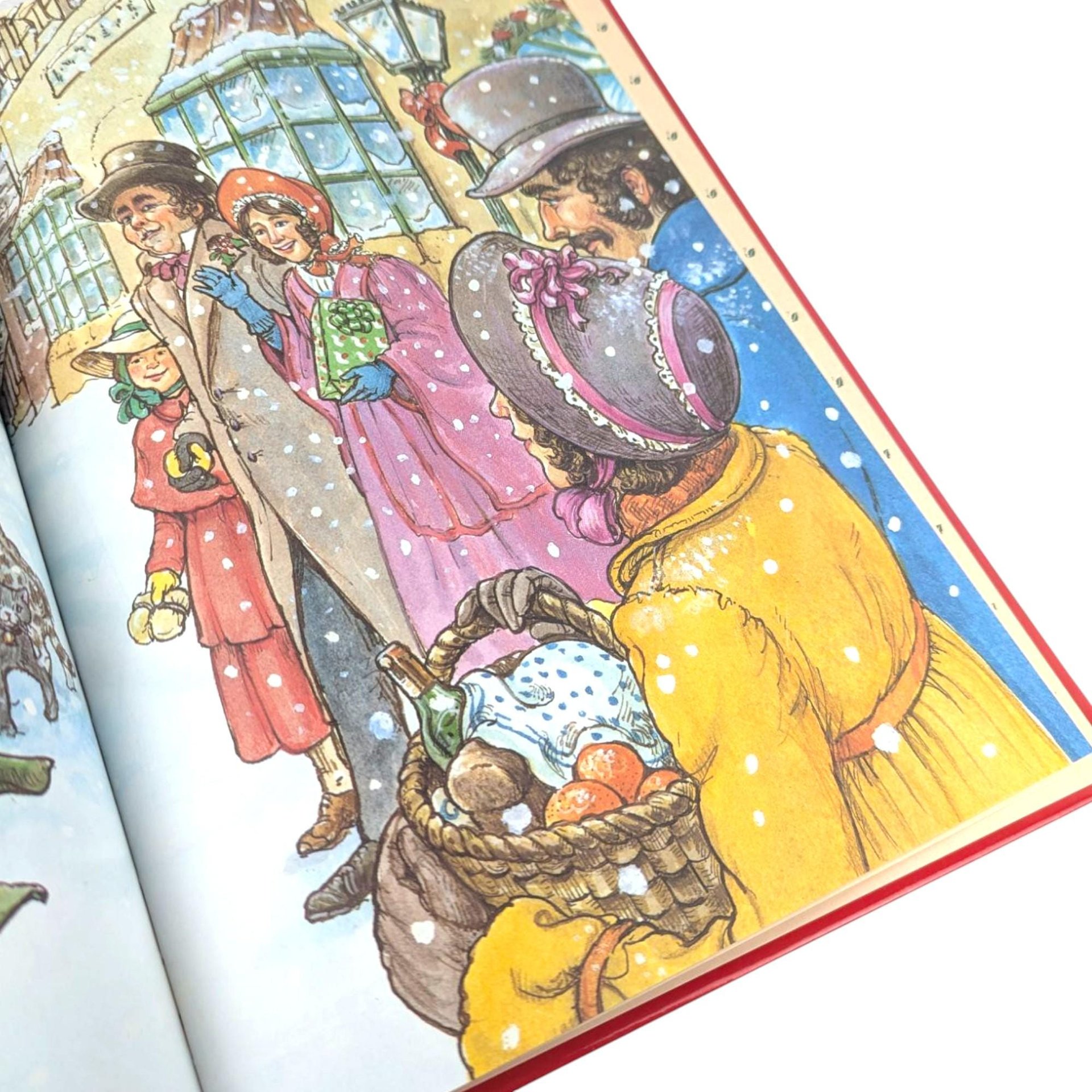 Vintage Christmas Storybook Pair