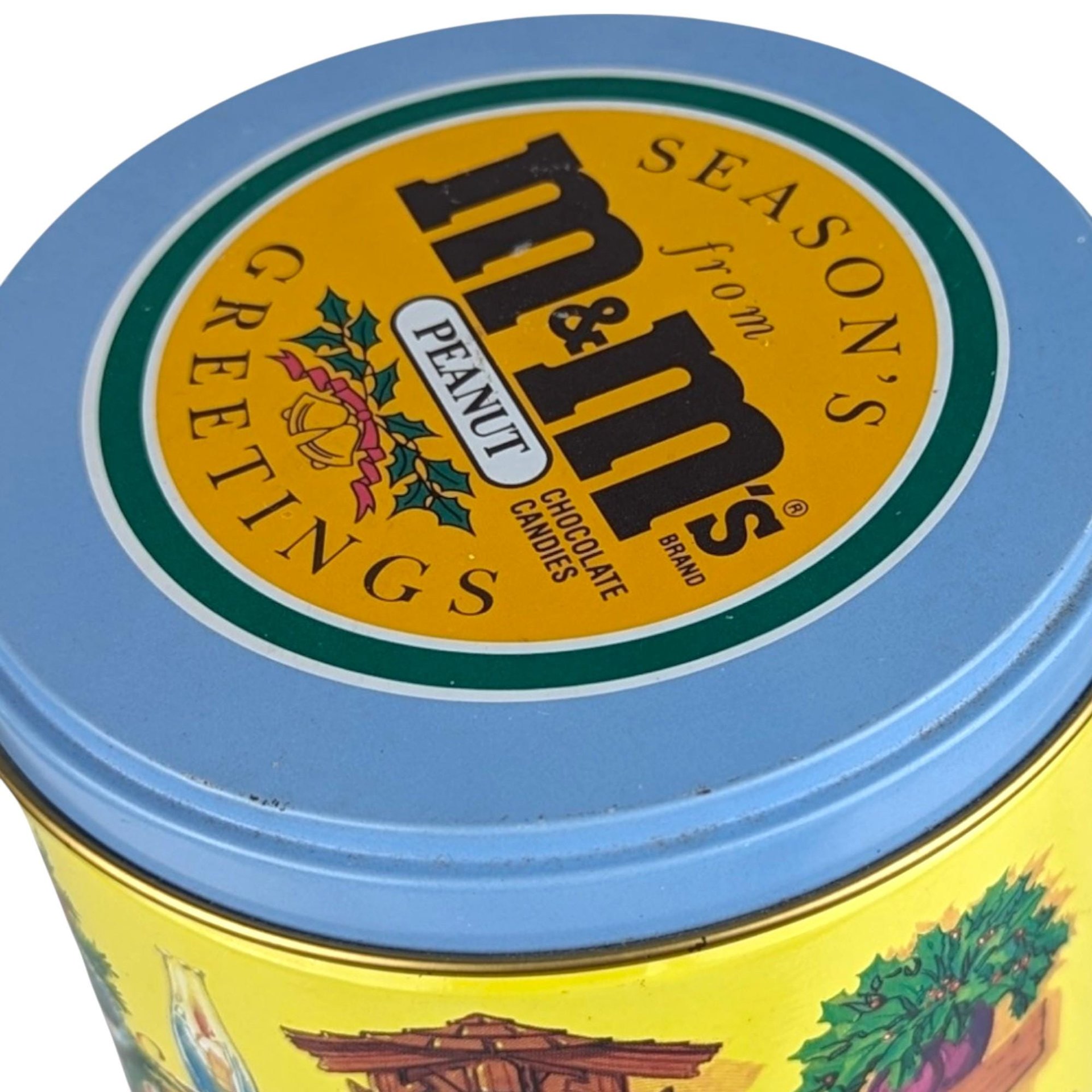 1991 and 1994 M&M's Holiday Collector Tin Pair