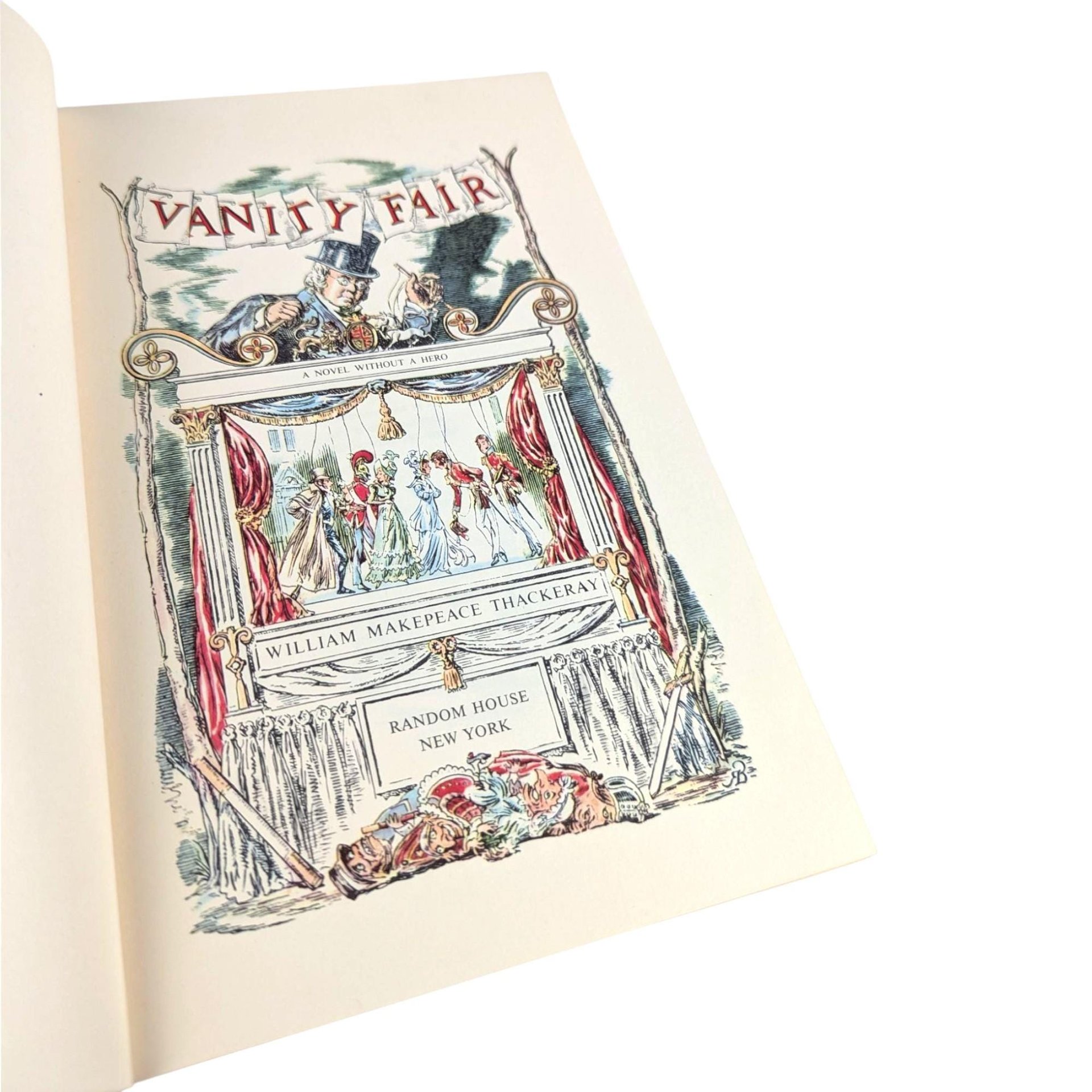 1958 'Vanity Fair' by William Makepeace Thackeray Hardcover Book
