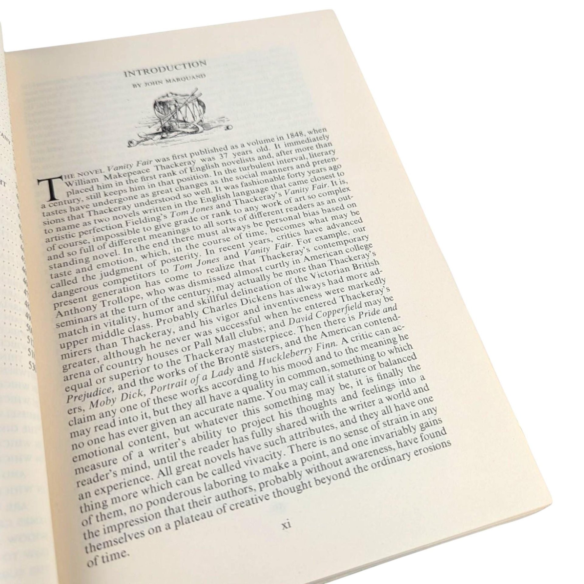 1958 'Vanity Fair' by William Makepeace Thackeray Hardcover Book