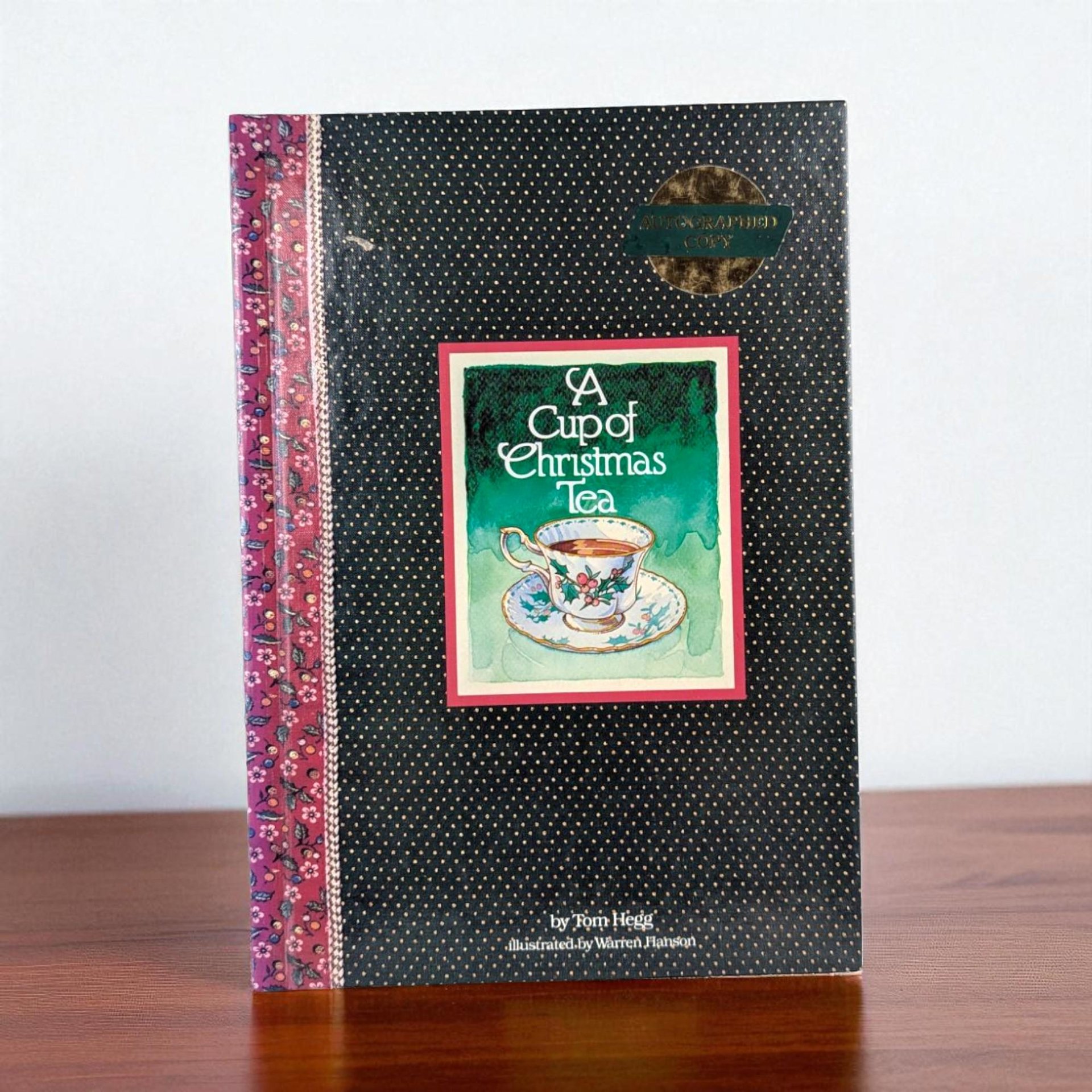 1982 Autographed 'A Cup of Christmas Tea' Hardcover