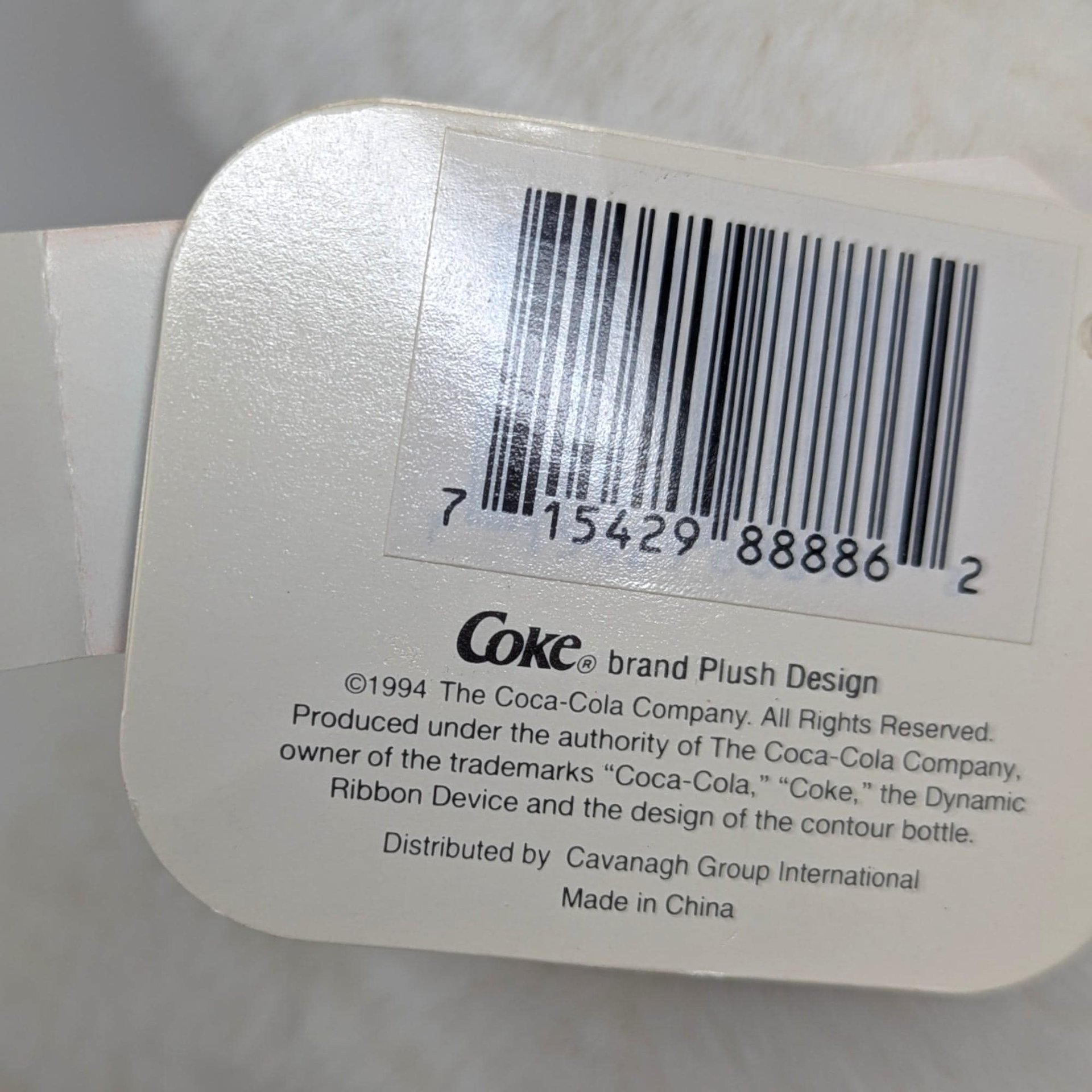 1990s Coca-Cola Plush Polar Bear with Tags