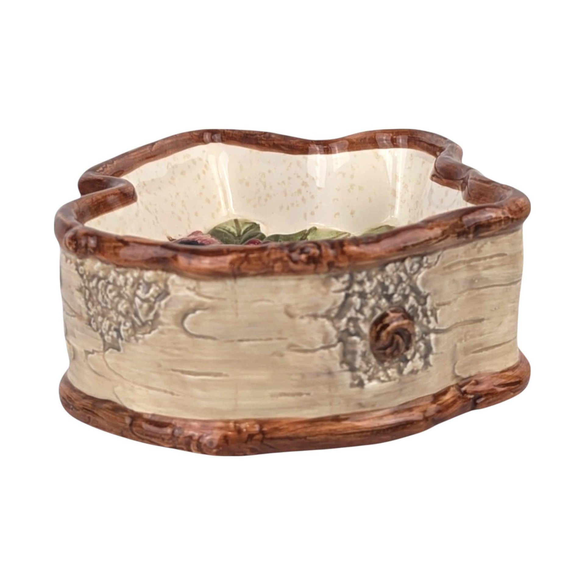 1999 St. Nicholas Square Cardinal Ceramic Candy Dish