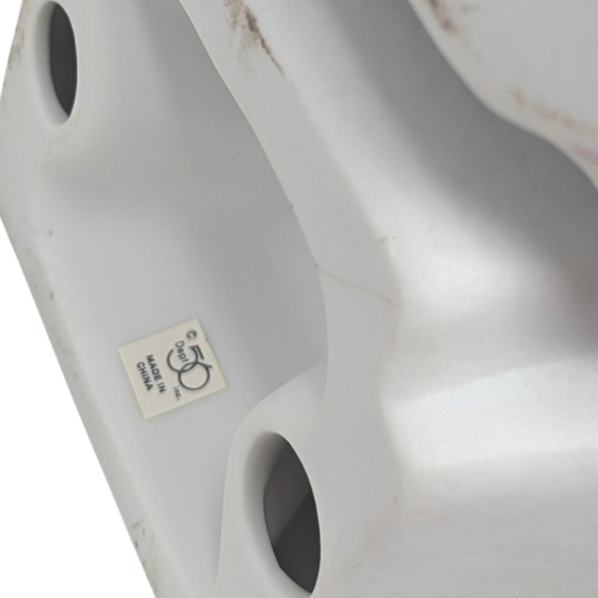 Vintage Dept 56 Silhouette 'Cat Nap' Santa Figure