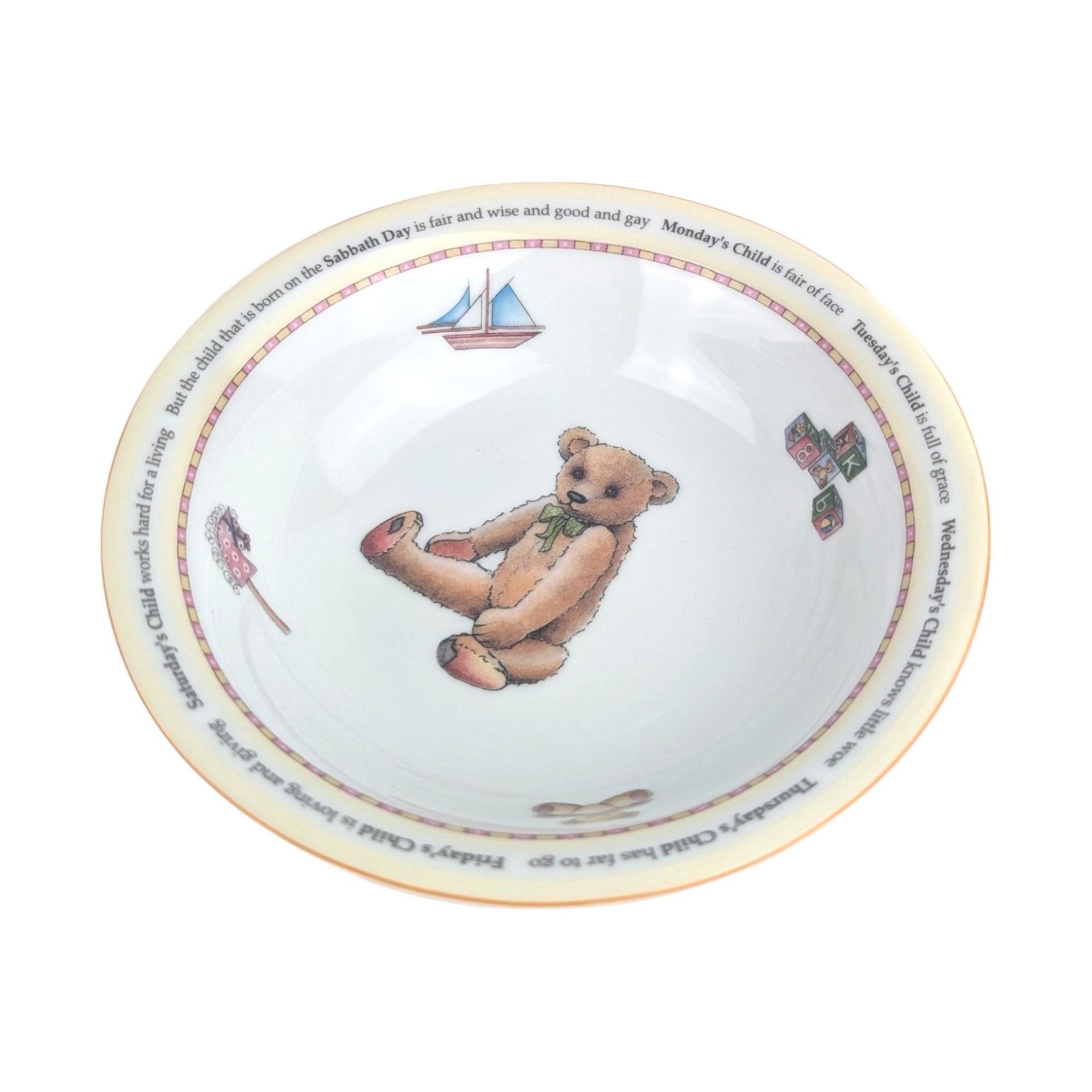 Vintage Royal Worcester Days of the Week 3 Piece Set