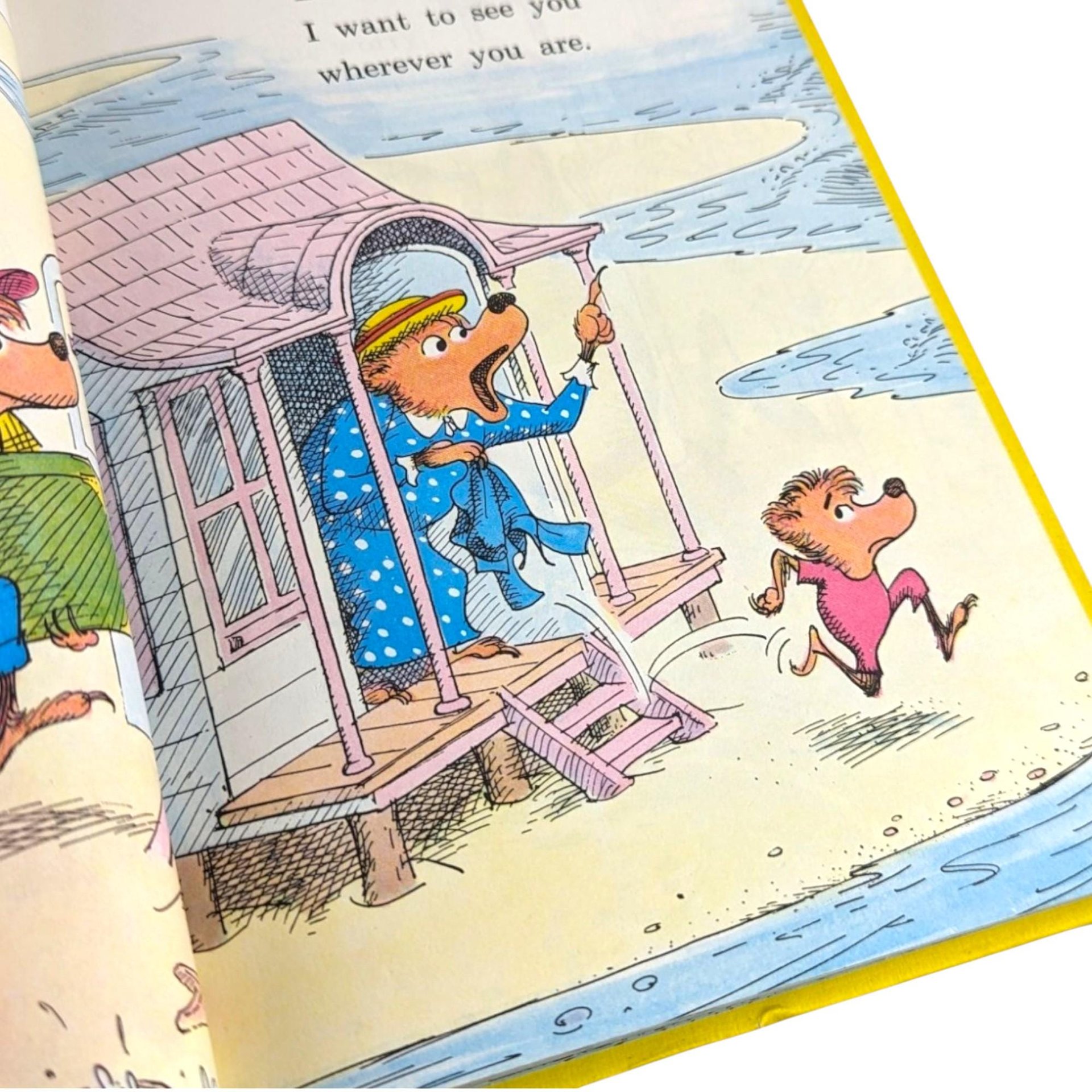 1960s Berenstain Bears Book and 1991 Picture Frame 3 Piece Lot