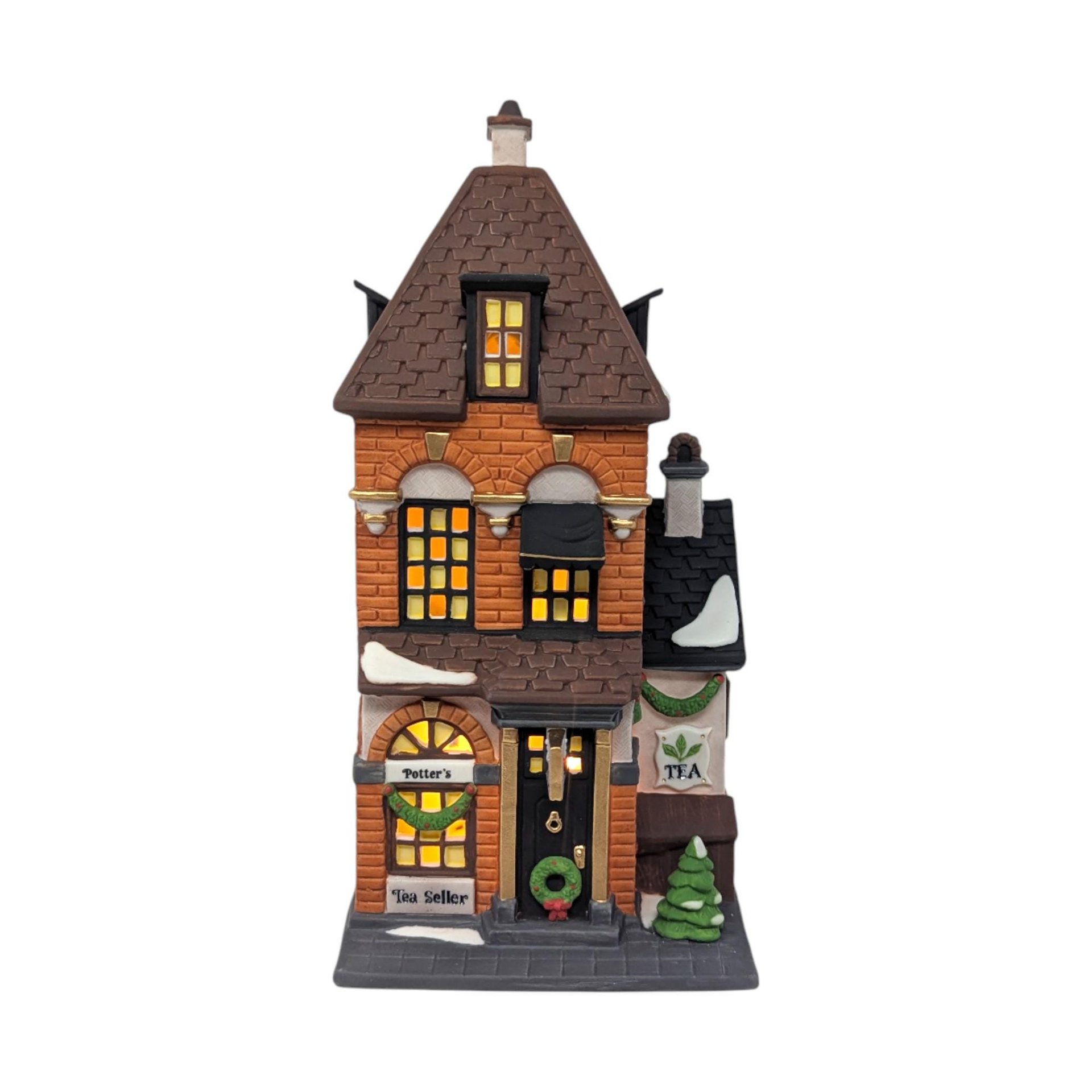 1990 Dept 56 Potters Tea Seller Christmas in the City Series